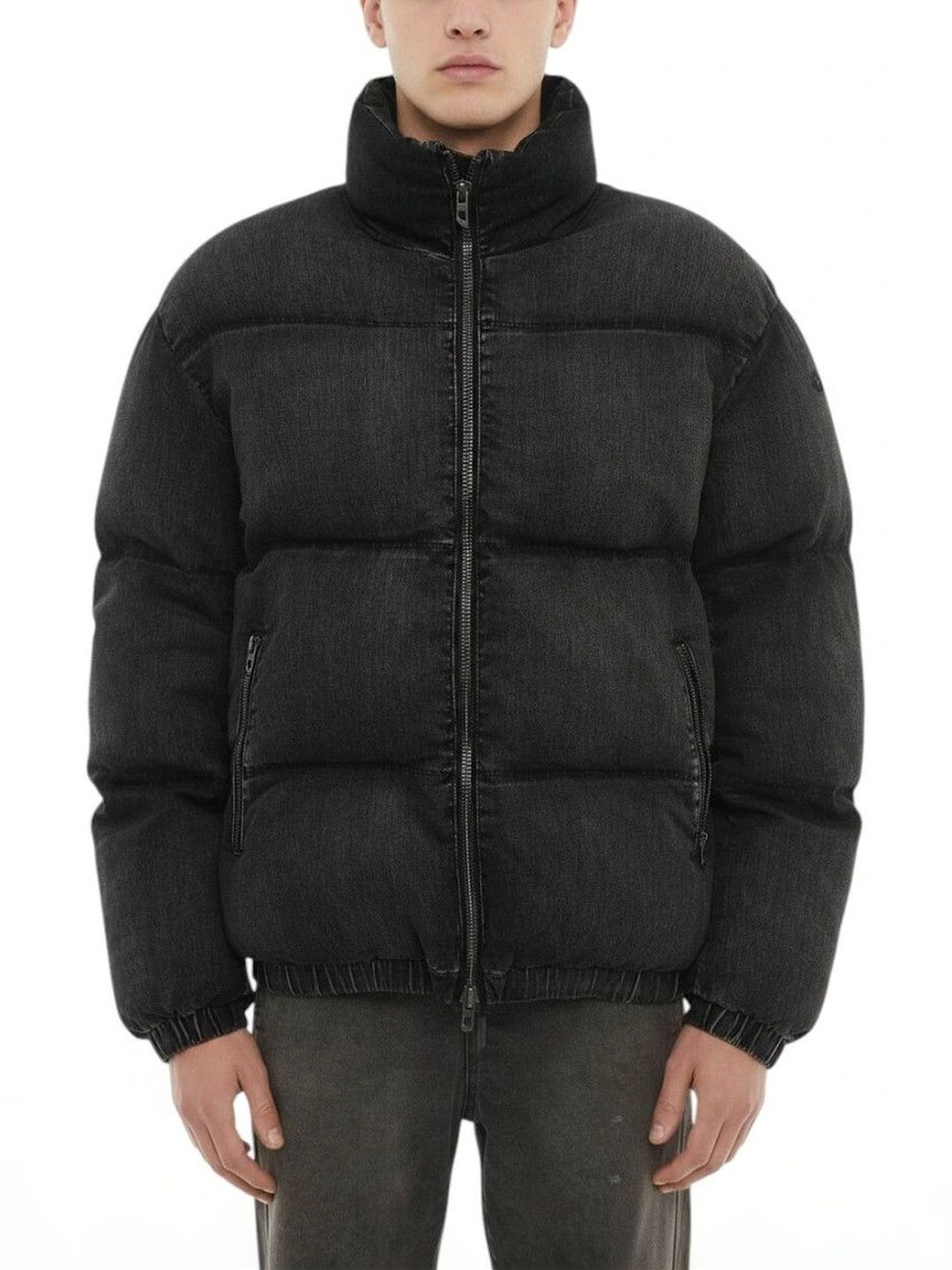 diesel Black Faded Puffer Jacket-picture-37