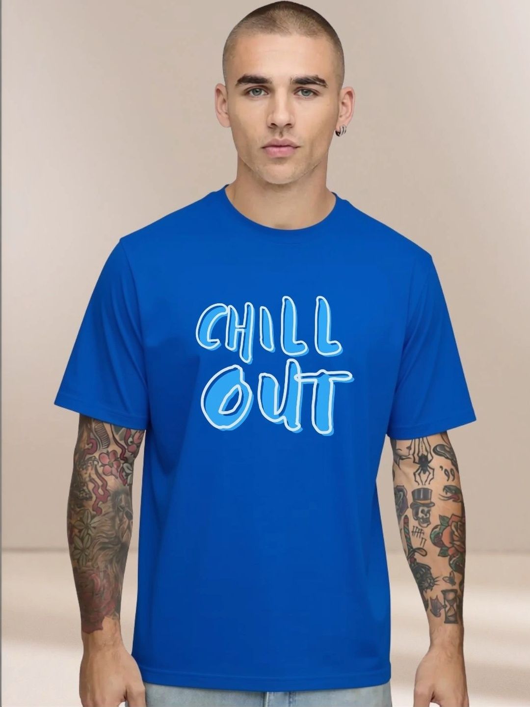 MEG FASHION Men Typography Printed T-shirt-picture-27