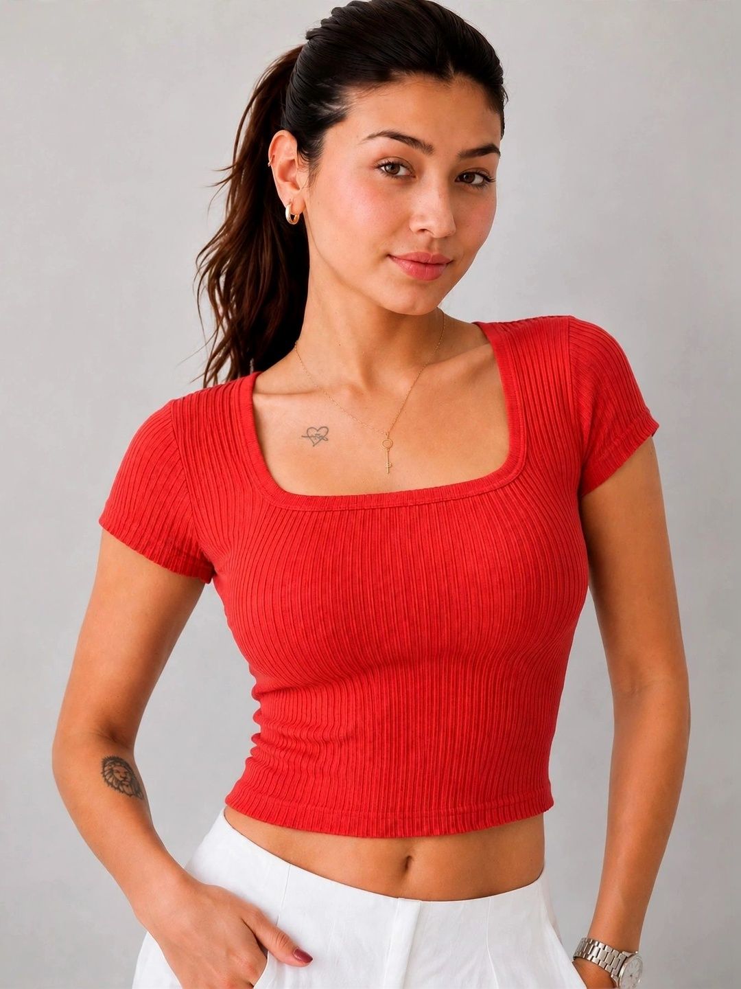 GLOWBERRY Cotton Crop Top-picture-37