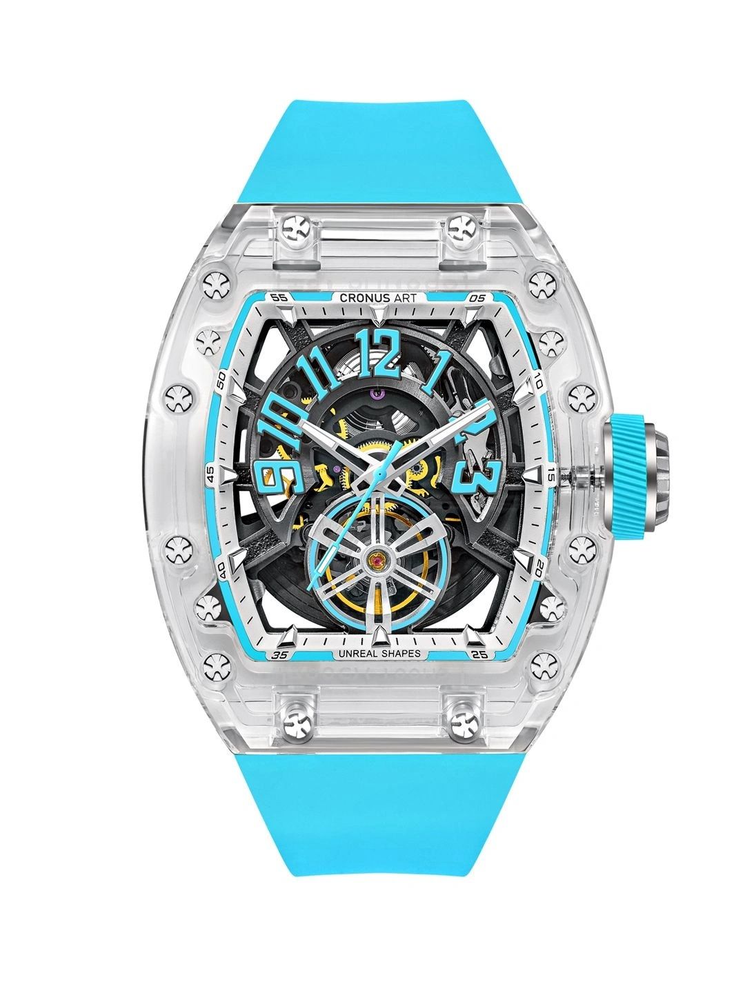 Cronus Art Men Dial & Straps Digital Automatic Motion Powered Watch CM001-081-image-42