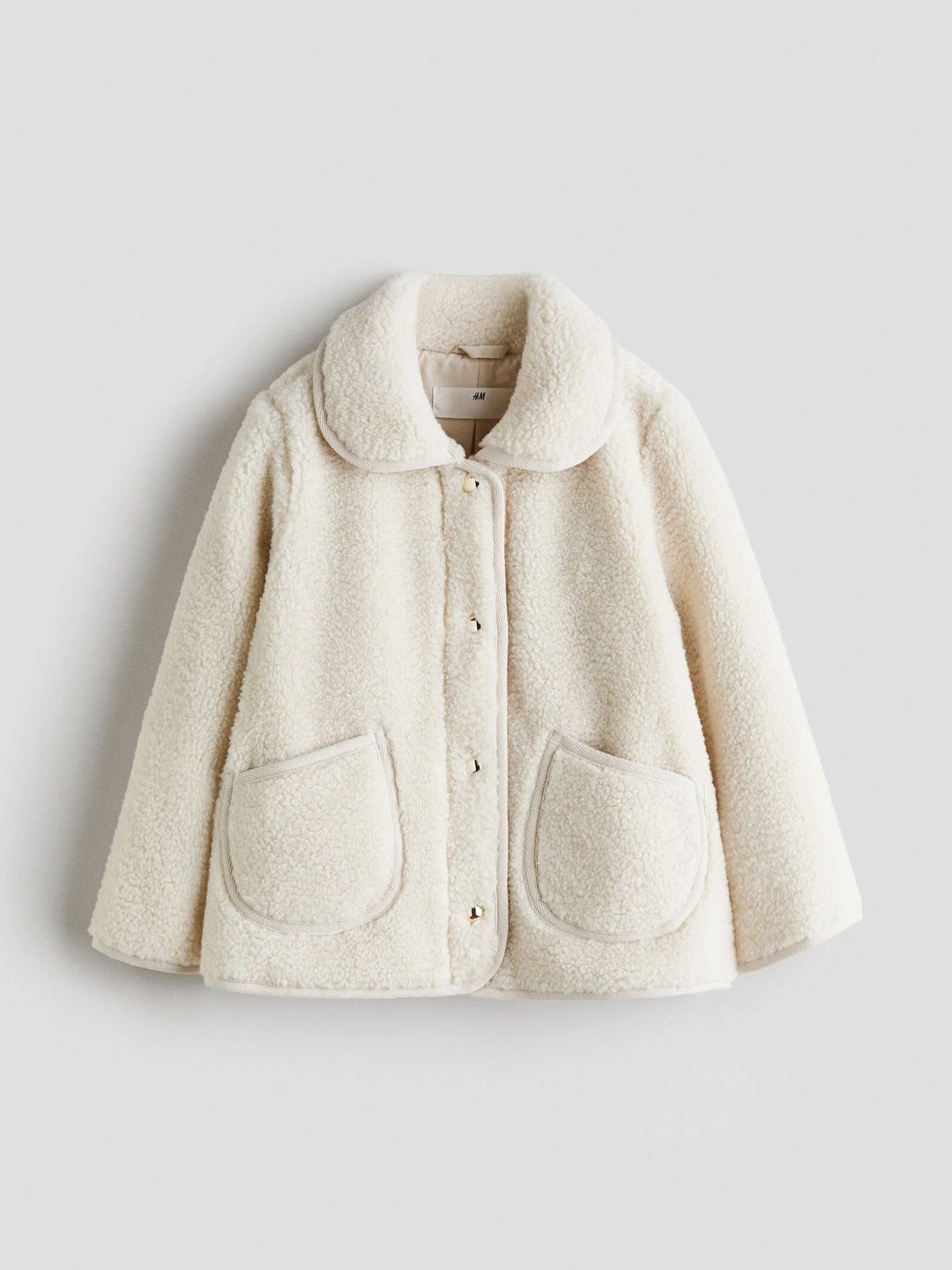 H&M Girls Collared Teddy Jacket-picture-42