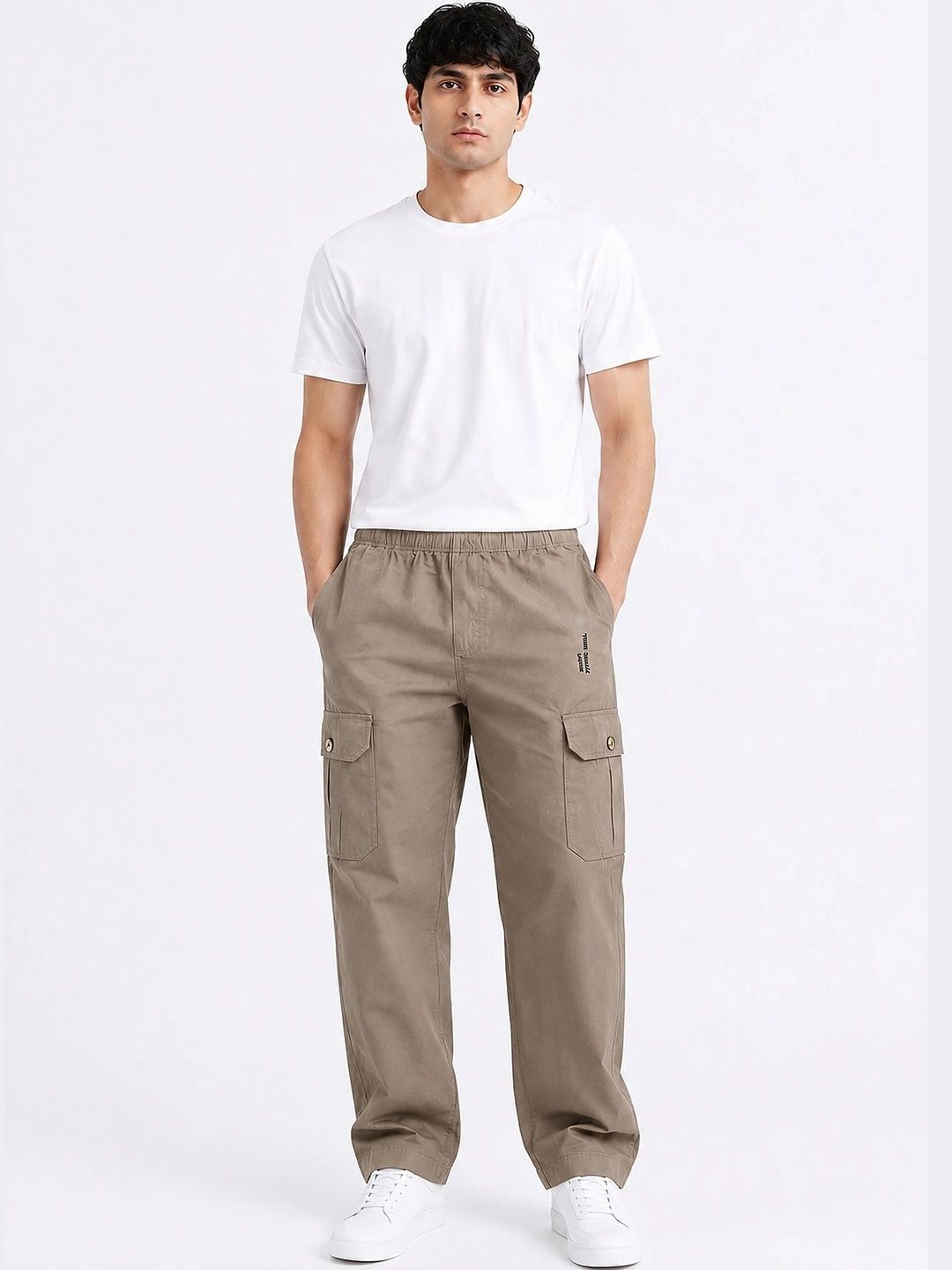 R.Code by The Roadster Life Co. Men Regular Fit Cargos-picture-33