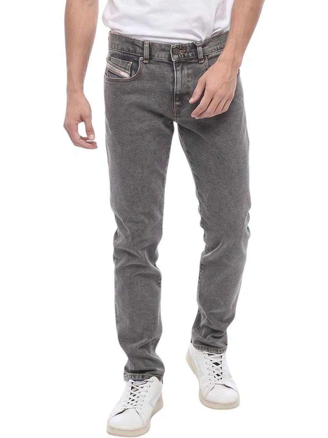 DIESEL Men Slim Fit Mid-Rise Jeans-picture-51