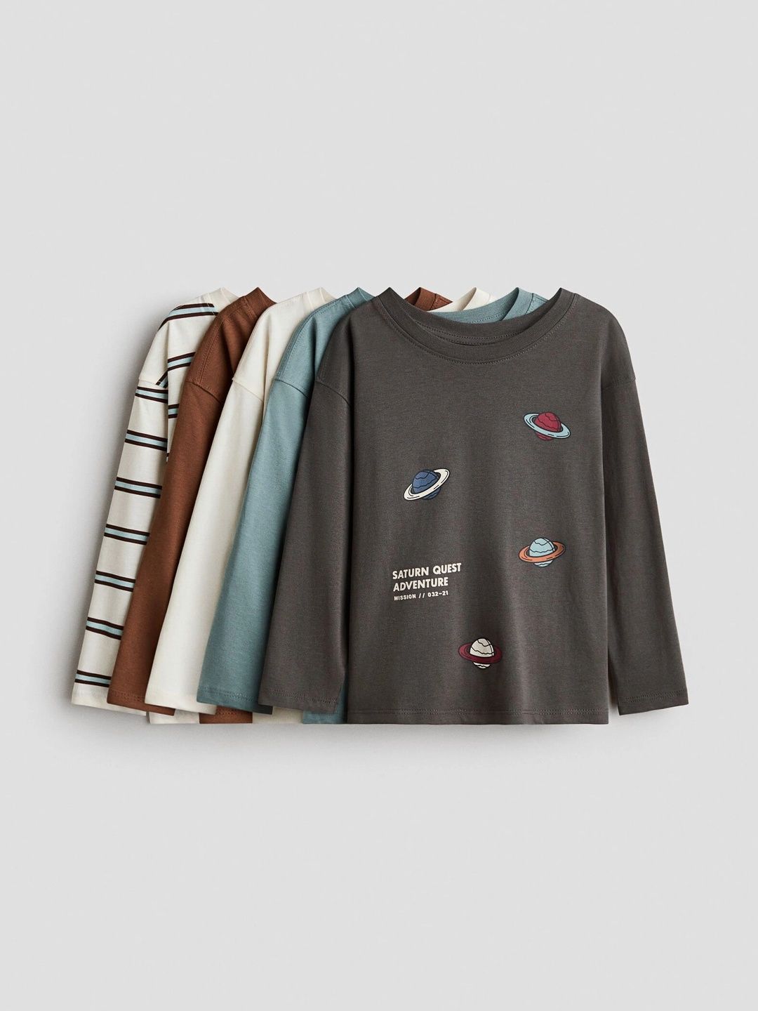 H&M Boys 5-Pack Long-Sleeved T-Shirts-picture-29
