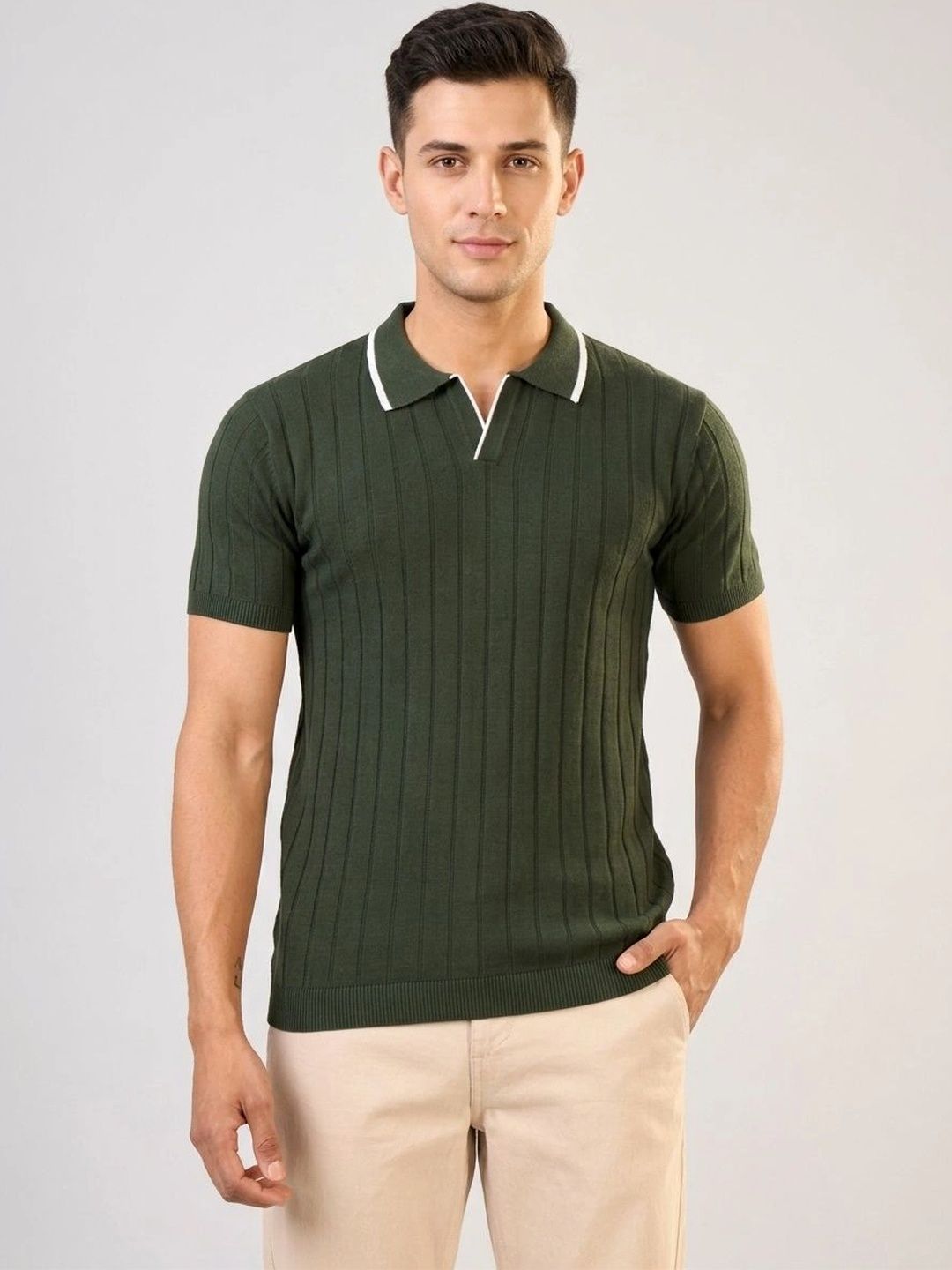 R.Code by The Roadster Life Co. Men Polo Collar T-shirt-picture-24