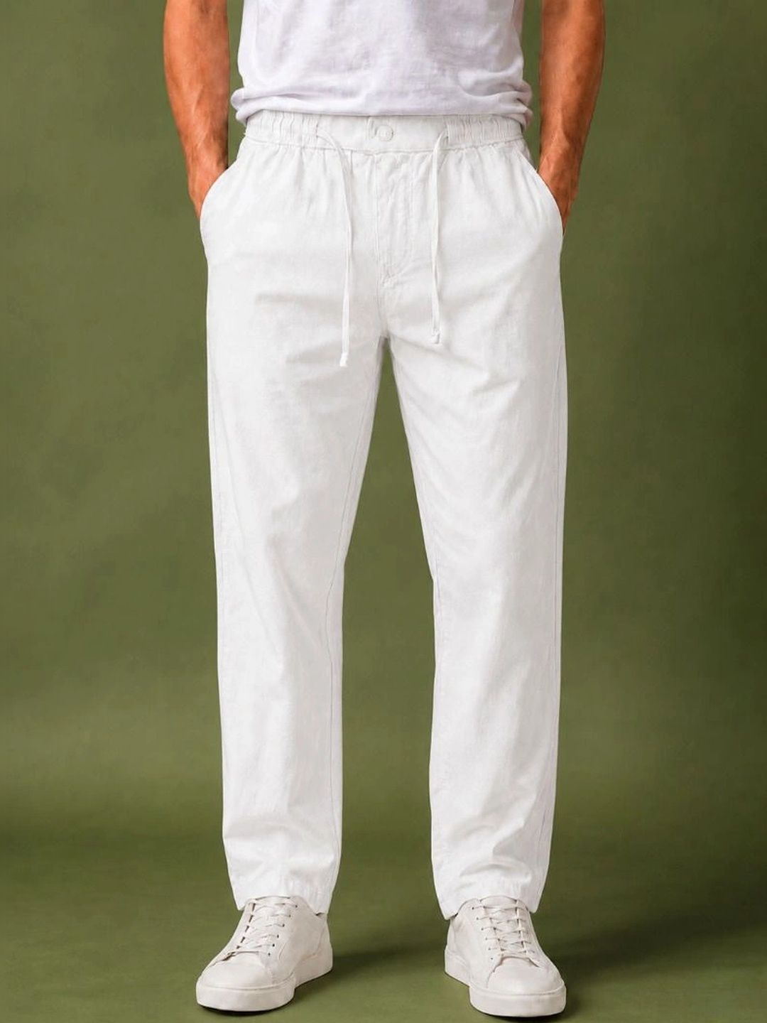 Nplusonefashion Men Straight Fit Trousers-picture-16