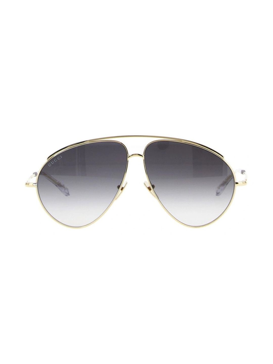 Gucci Women Grey Lens & Gold-Toned Aviator Sunglasses with-image-44