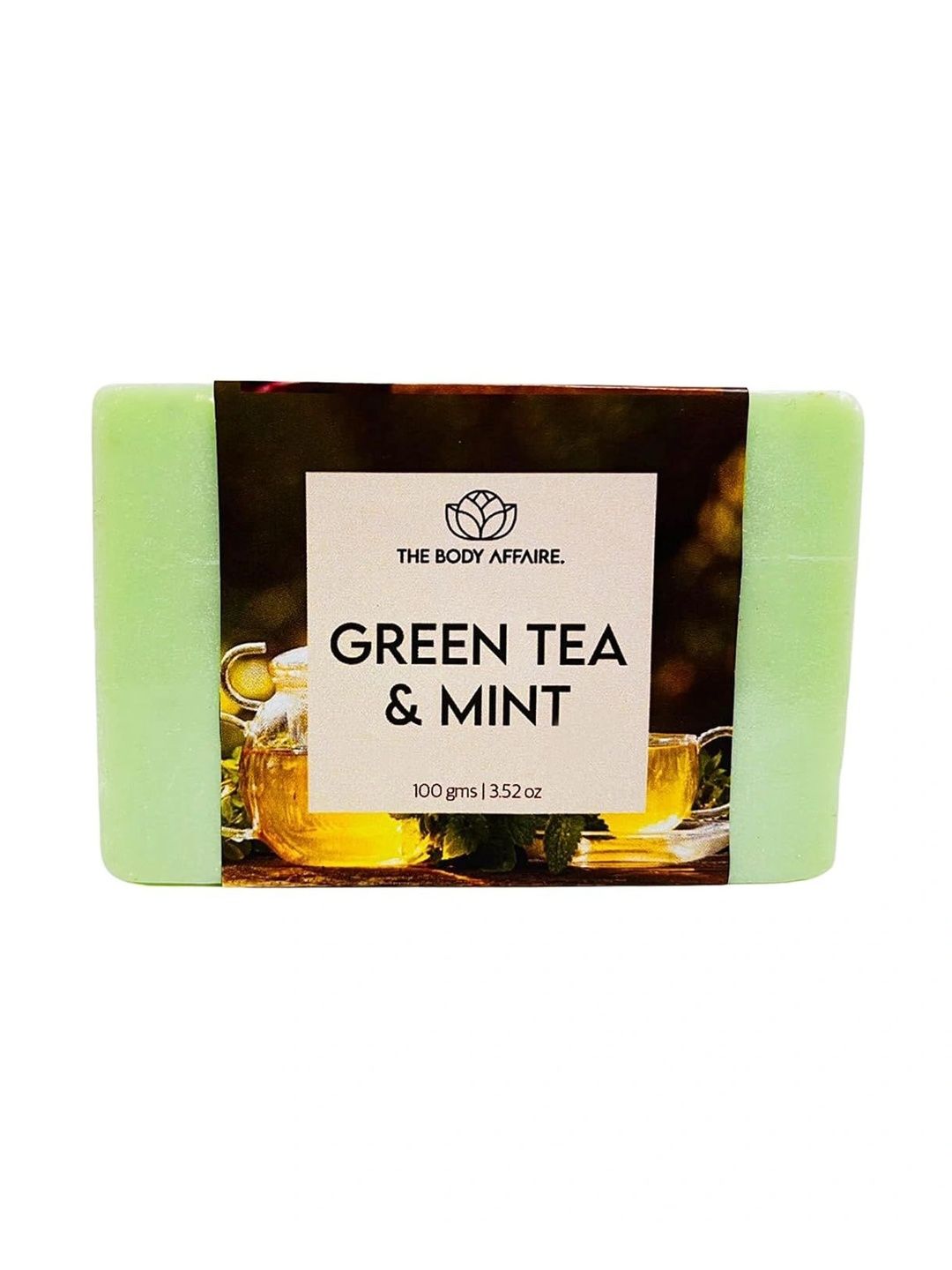 FORGANIK Green Tea & Mint Refreshing Cooling Bath Soap - 100 g-image-16