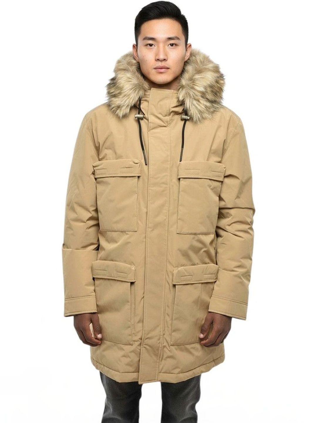 DIESEL Men Insulator Longline Parka Jacket-picture-30
