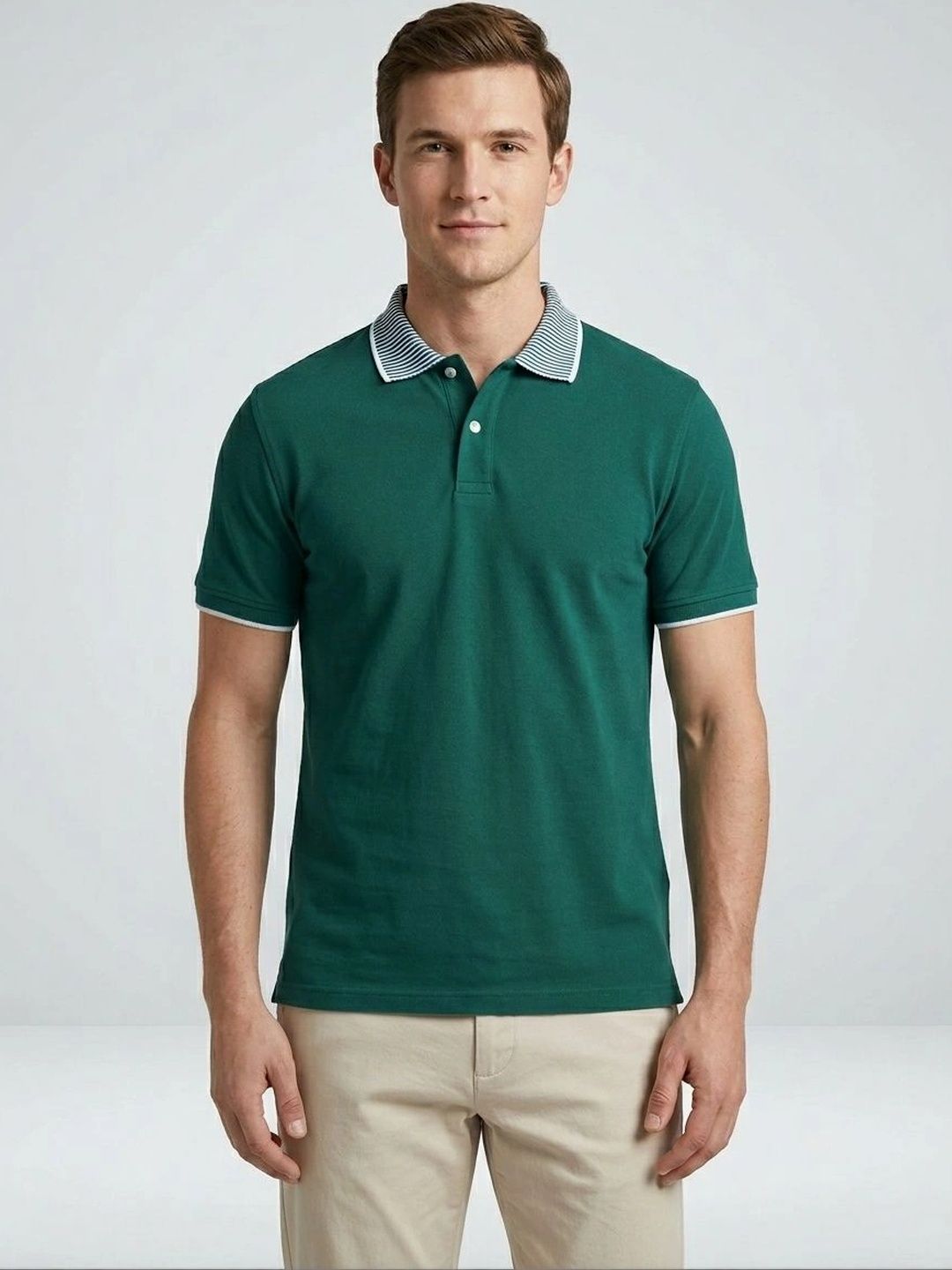 R.Code by The Roadster Life Co. Men Polo Collar T-shirt-picture-30