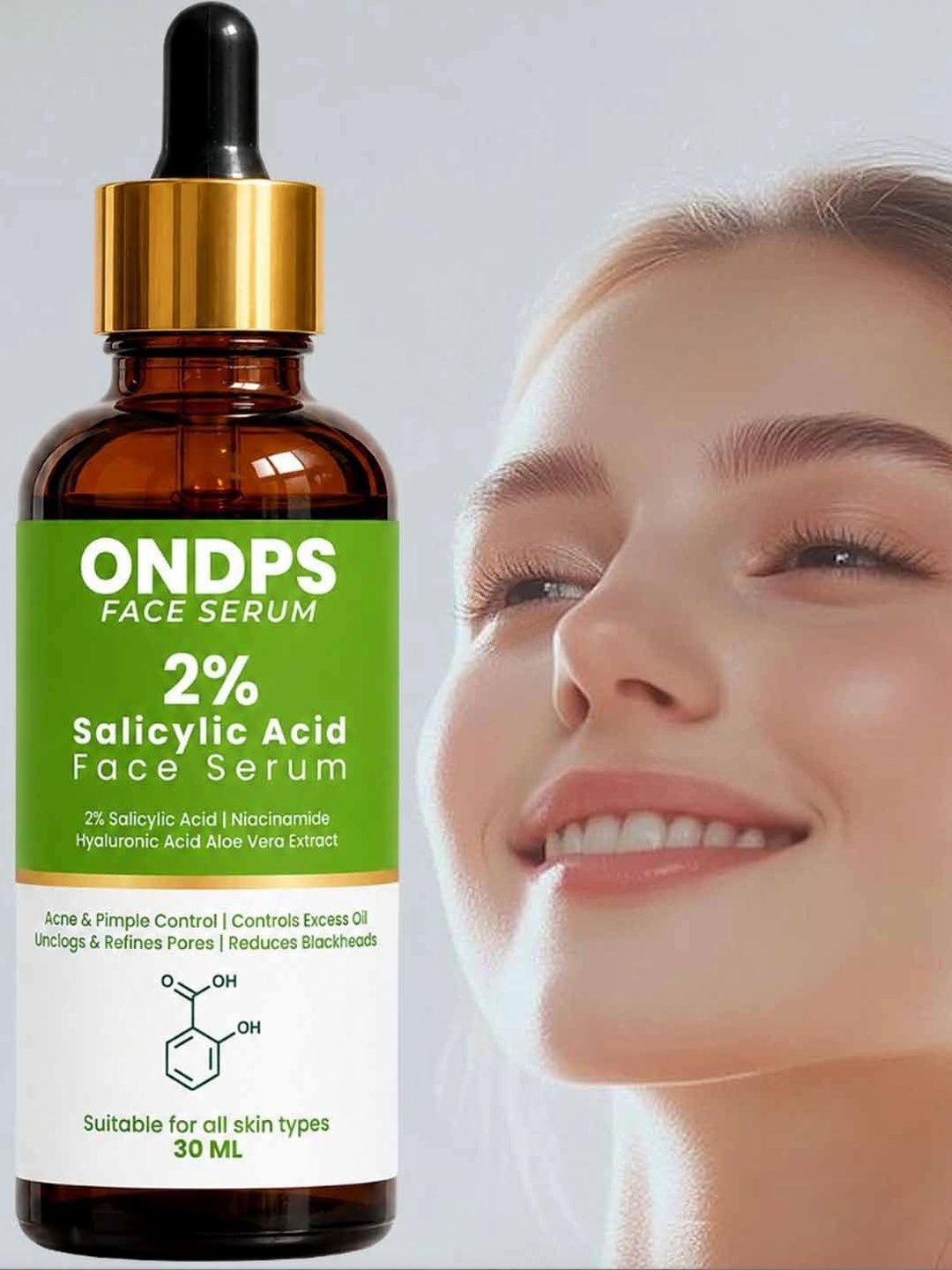 ONDPS 2% Salicylic Acid Face Serum For Acne & Dark Spots - 30 ml-picture-52