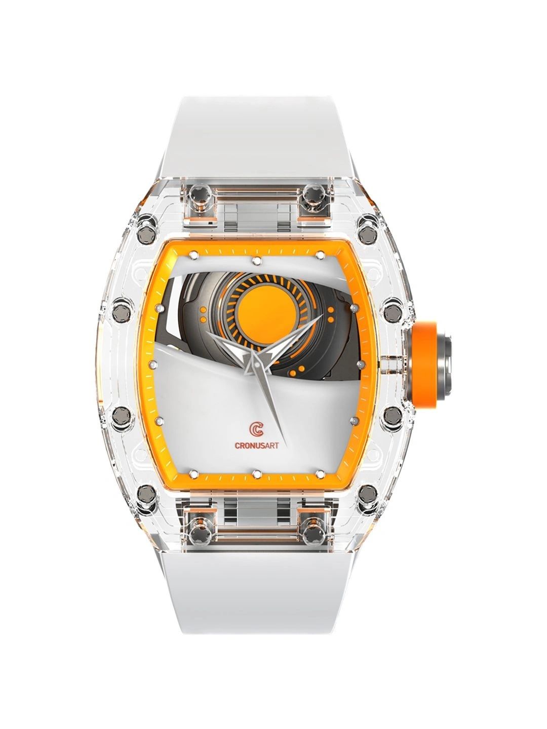 Cronus Art Men Skeleton Dial & Straps Analogue Automatic Motion Powered Watch CM001-035-image-24
