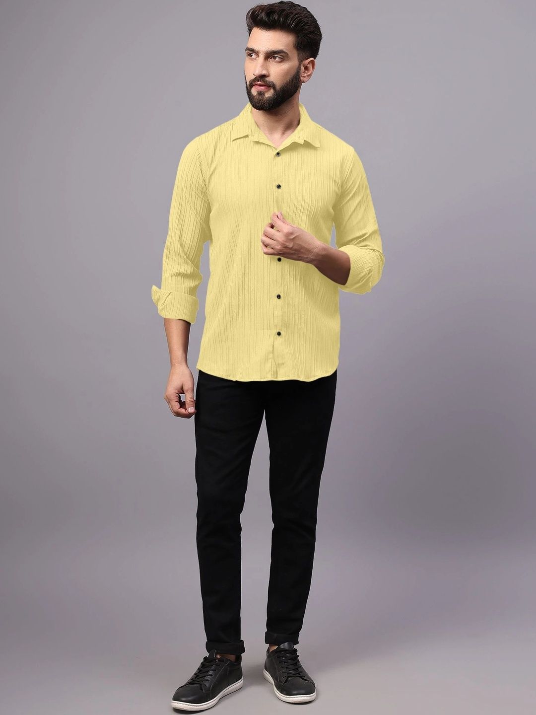 FINIVO FASHION Men Comfort Casual Shirt-picture-20