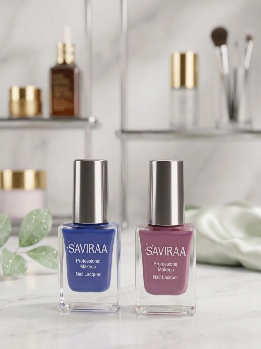 SAVIRAA Set Of 2 Long Lasting Nail Lacquer - 10 ml Each-picture-52