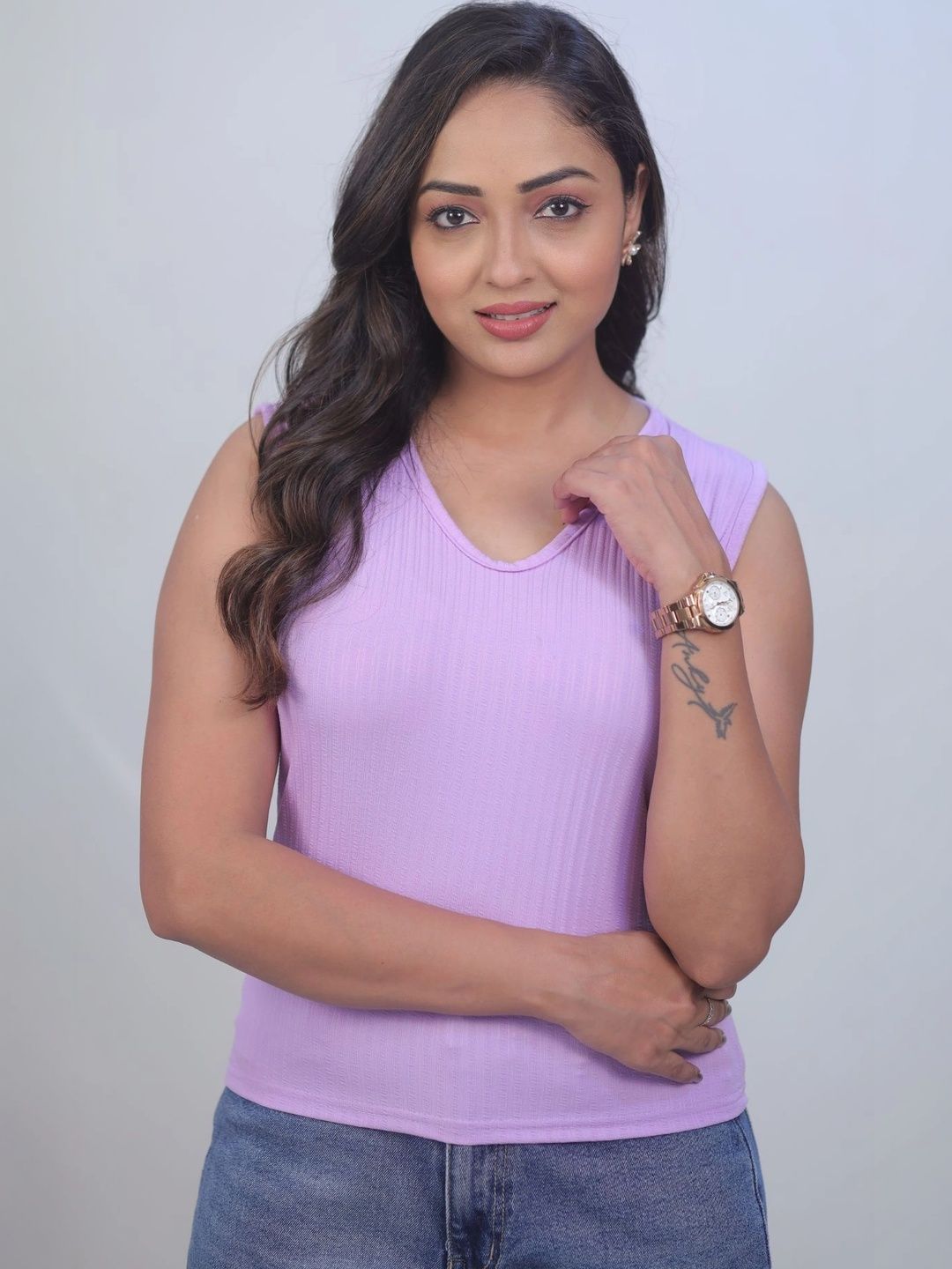 APASRANI LABEL Women Ribbed Crop Top-picture-50