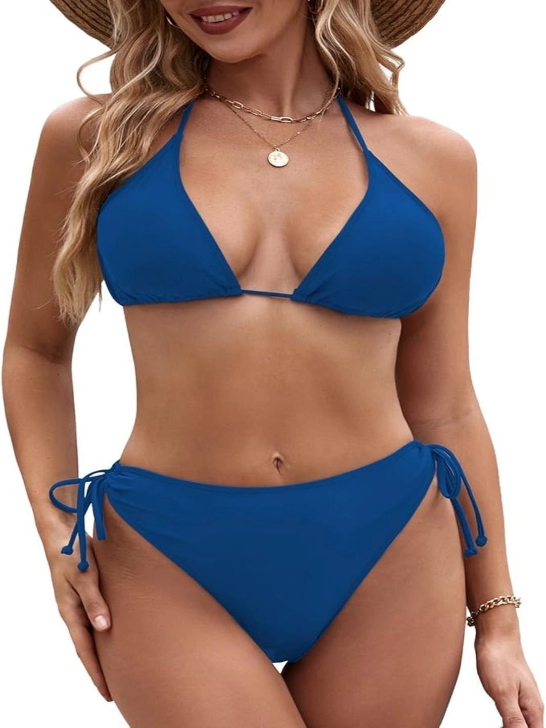 Swibona Halter Neck Stretchable Swim Bikini Set-picture-41