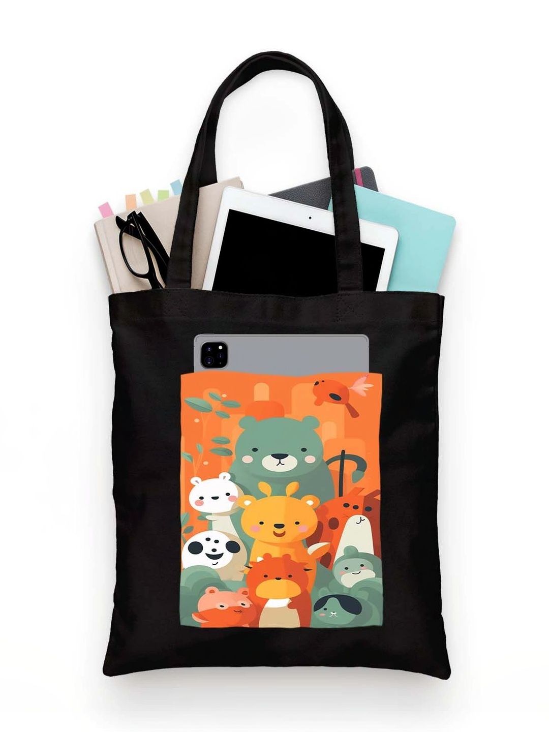 ZORI Animal Printed Tote Bag-image-46