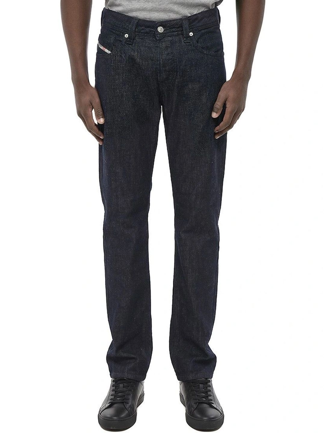 DIESEL Men Straight Fit Mid-Rise Jeans-picture-11