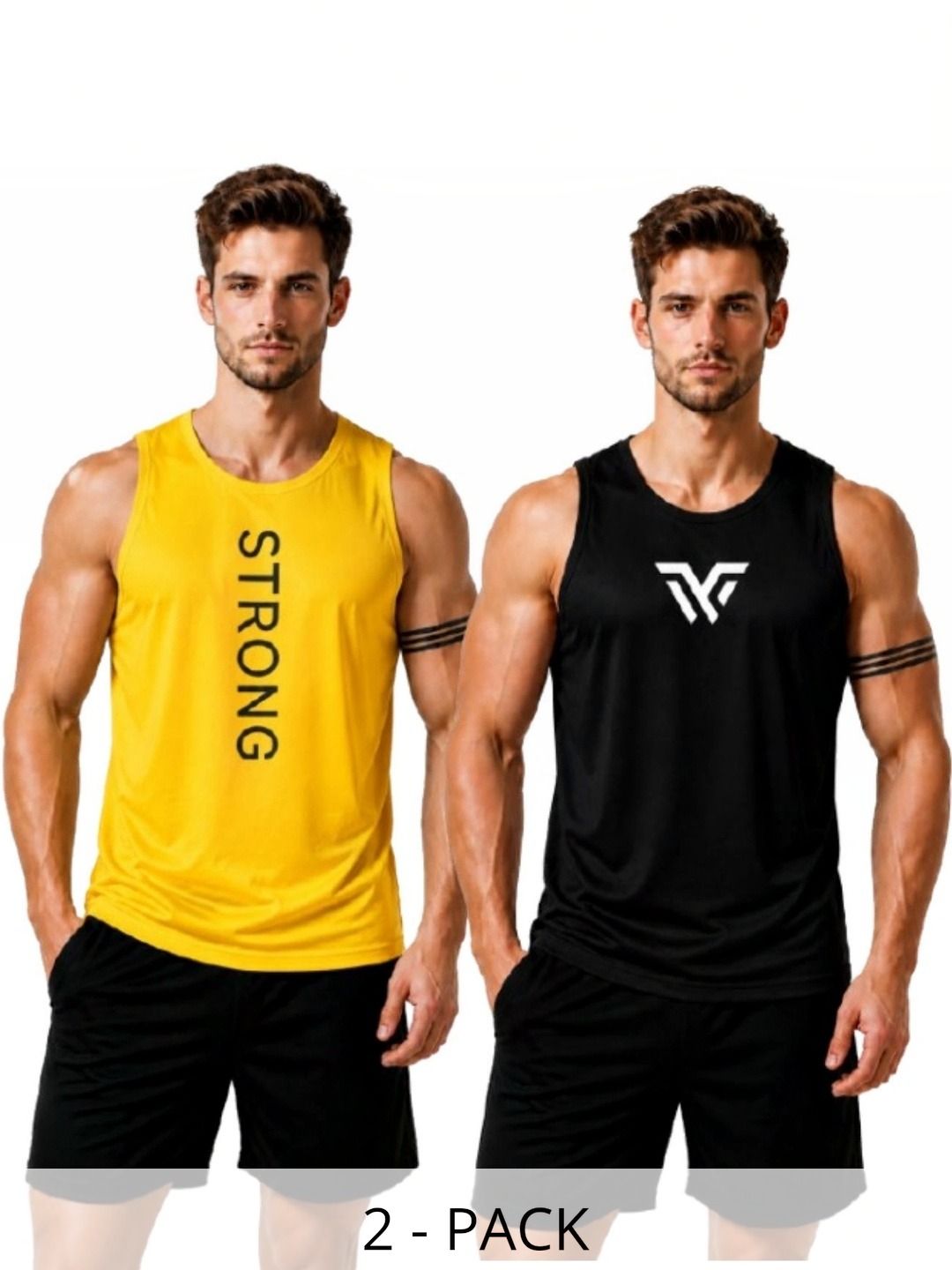 Shri Salasar Balaji Pack of 2 Printed Tank-picture-36
