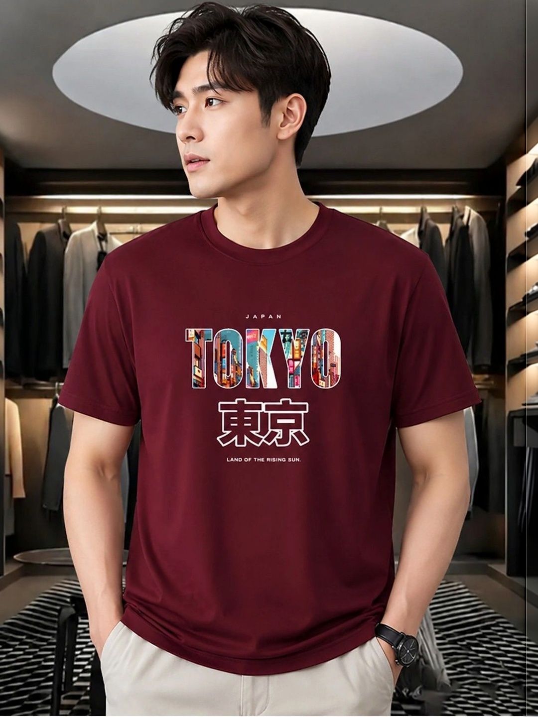 MOSSMOOR Men Typography Printed T-shirt-picture-28