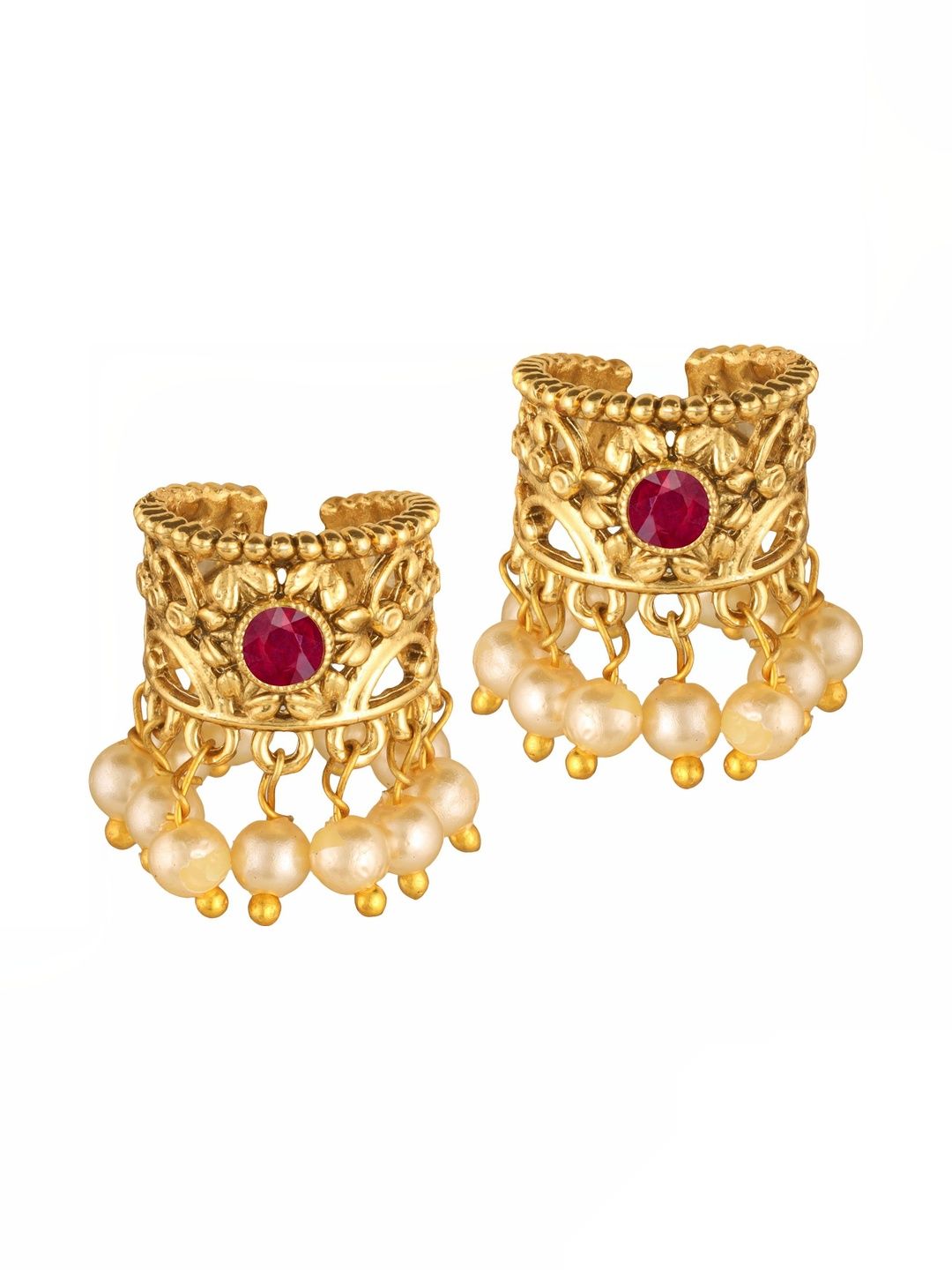 VIVASTRI Circular Ear Cuff Earrings-picture-17