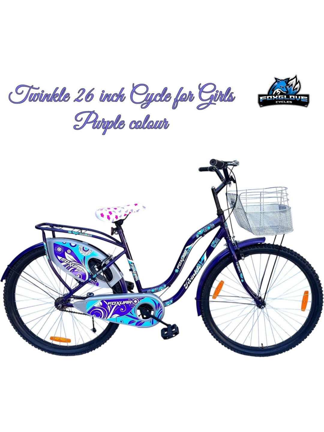 FOXGLOVE Twinkle Patterned Glossy Bicycle - 26 Inch-image-32