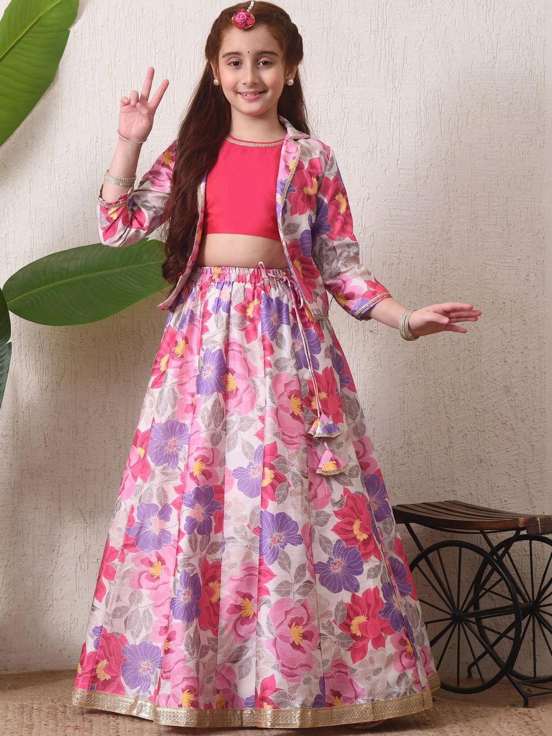 Indi-Loom Couture Girls Ready to Wear Lehenga & Choli-picture-25