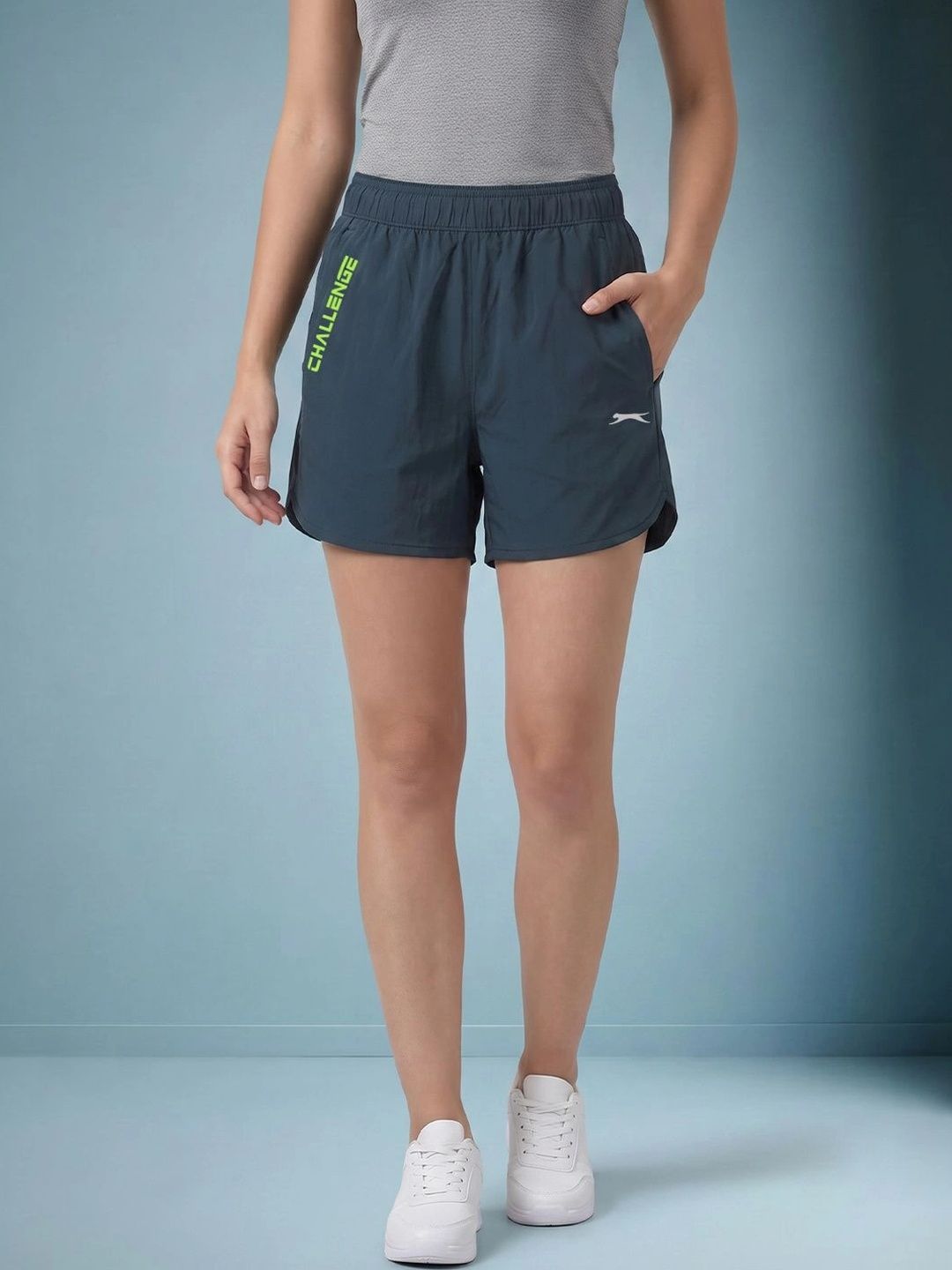 Slazenger Women Training or Gym Sports Shorts-picture-37