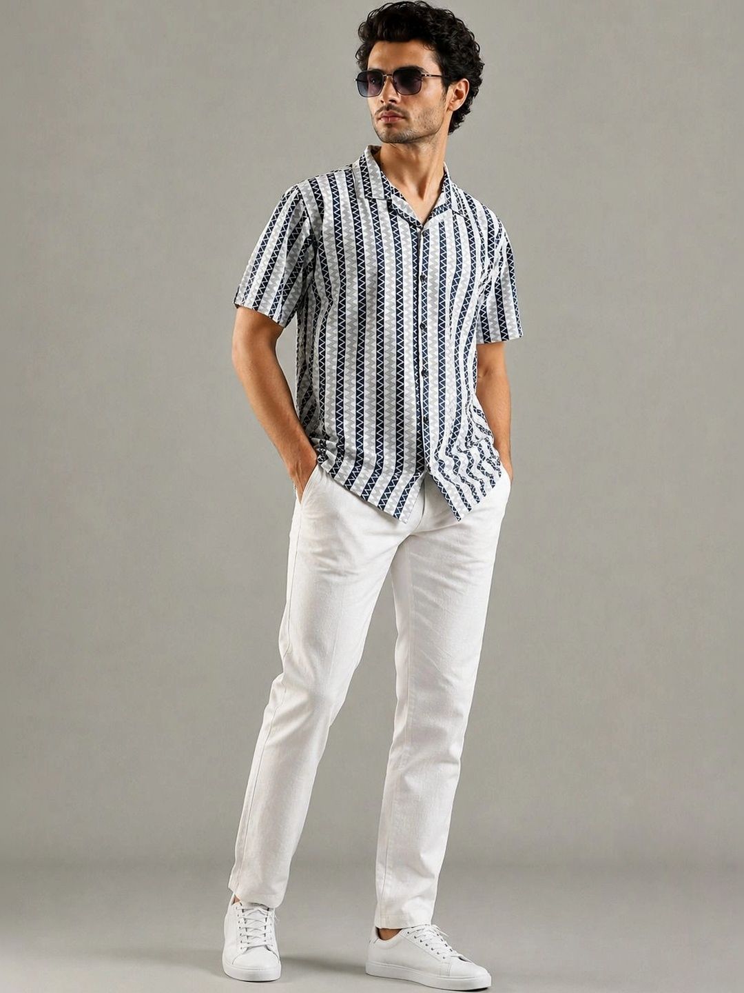 HERE&NOW Men Comfort Printed Casual Shirt-picture-30