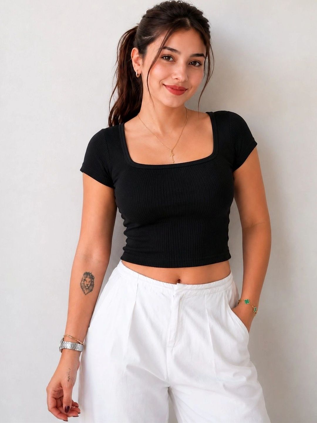 GLOWBERRY Cotton Crop Top-picture-14