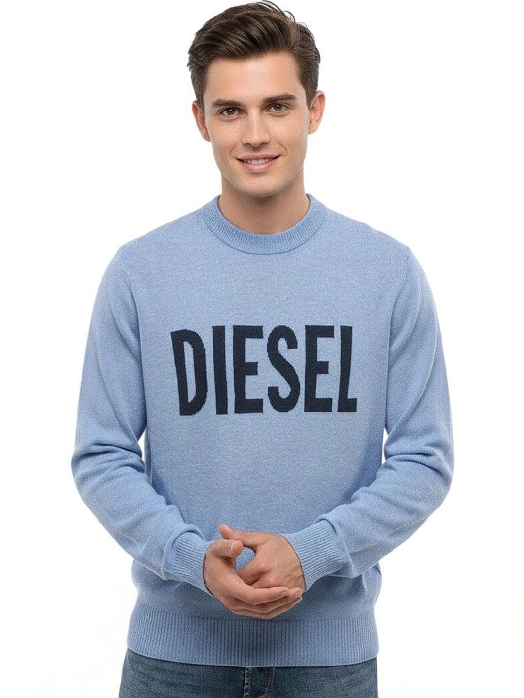 DIESEL Men Typography Printed Woollen Pullover-picture-40