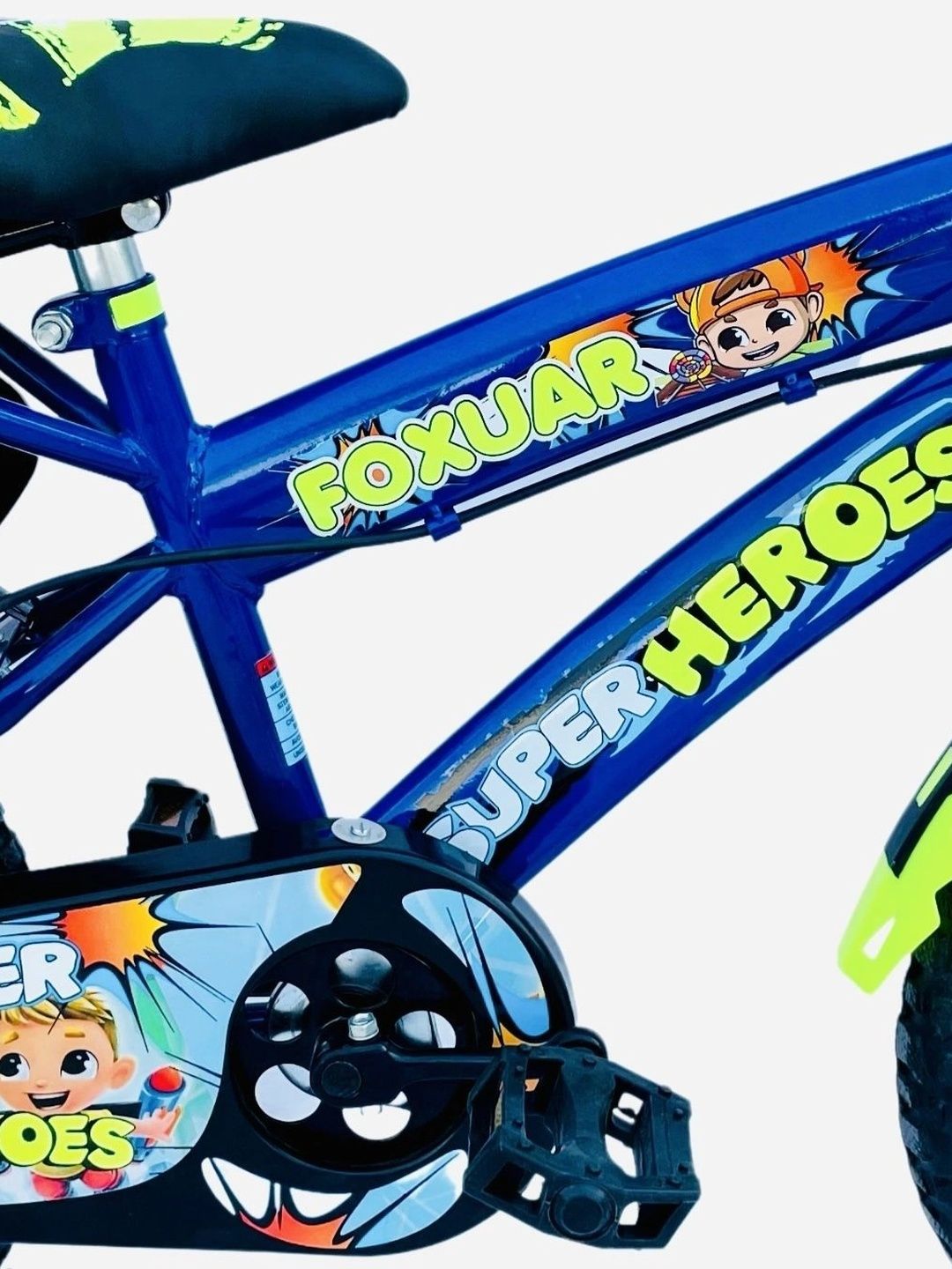 FOXGLOVE SUPERHEROES Patterned Glossy Bicycle - 16 Inch-picture-13