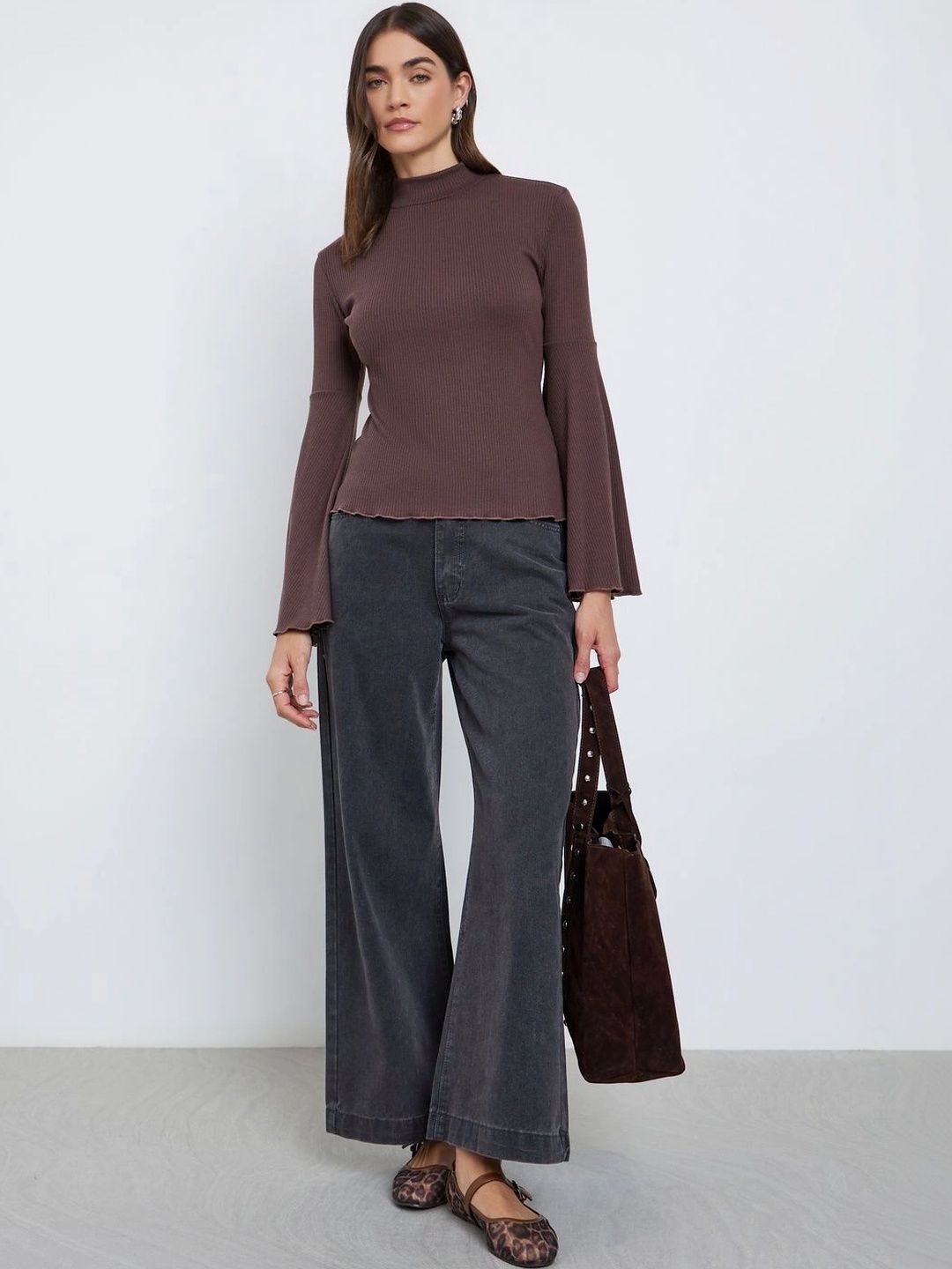 Styli Flared Sleeve Top-picture-17