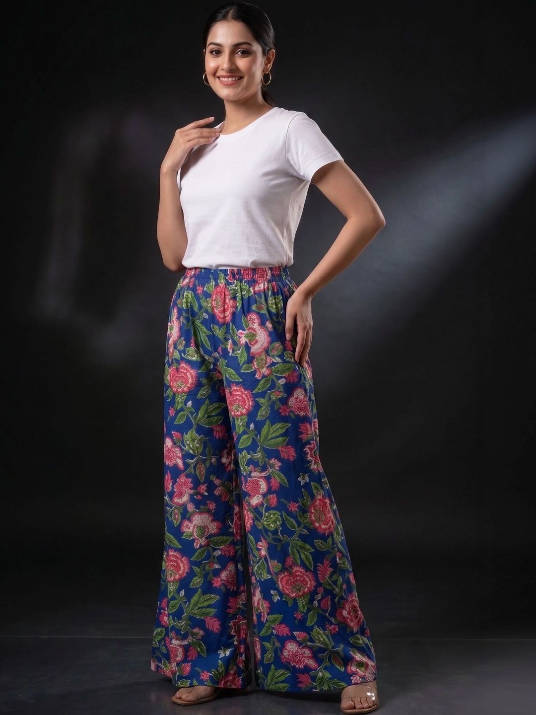 PRESHA Women Floral Printed Ethnic Palazzos-picture-51