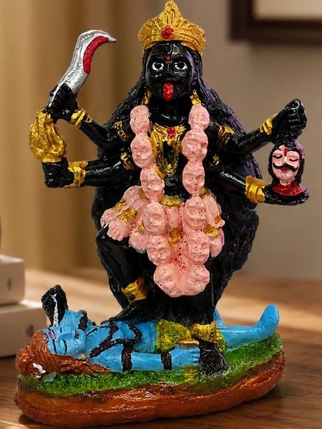 Adhvik Black Religious Idol Showpiece-picture-17
