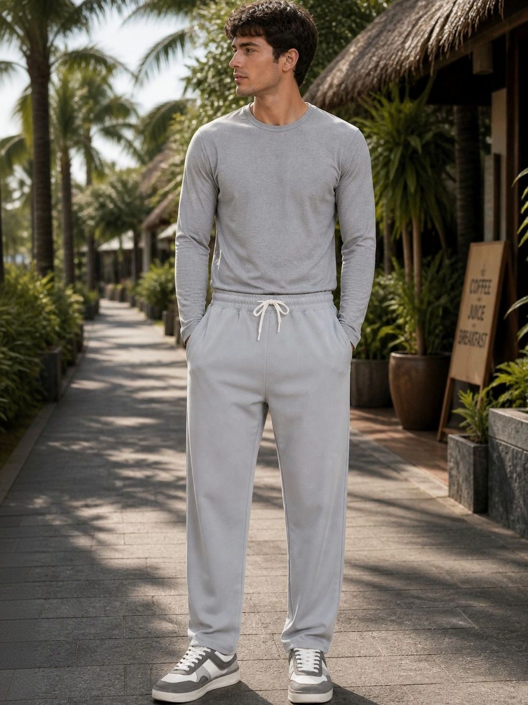 SZN Men Regular Fit Training Track Pants-picture-48