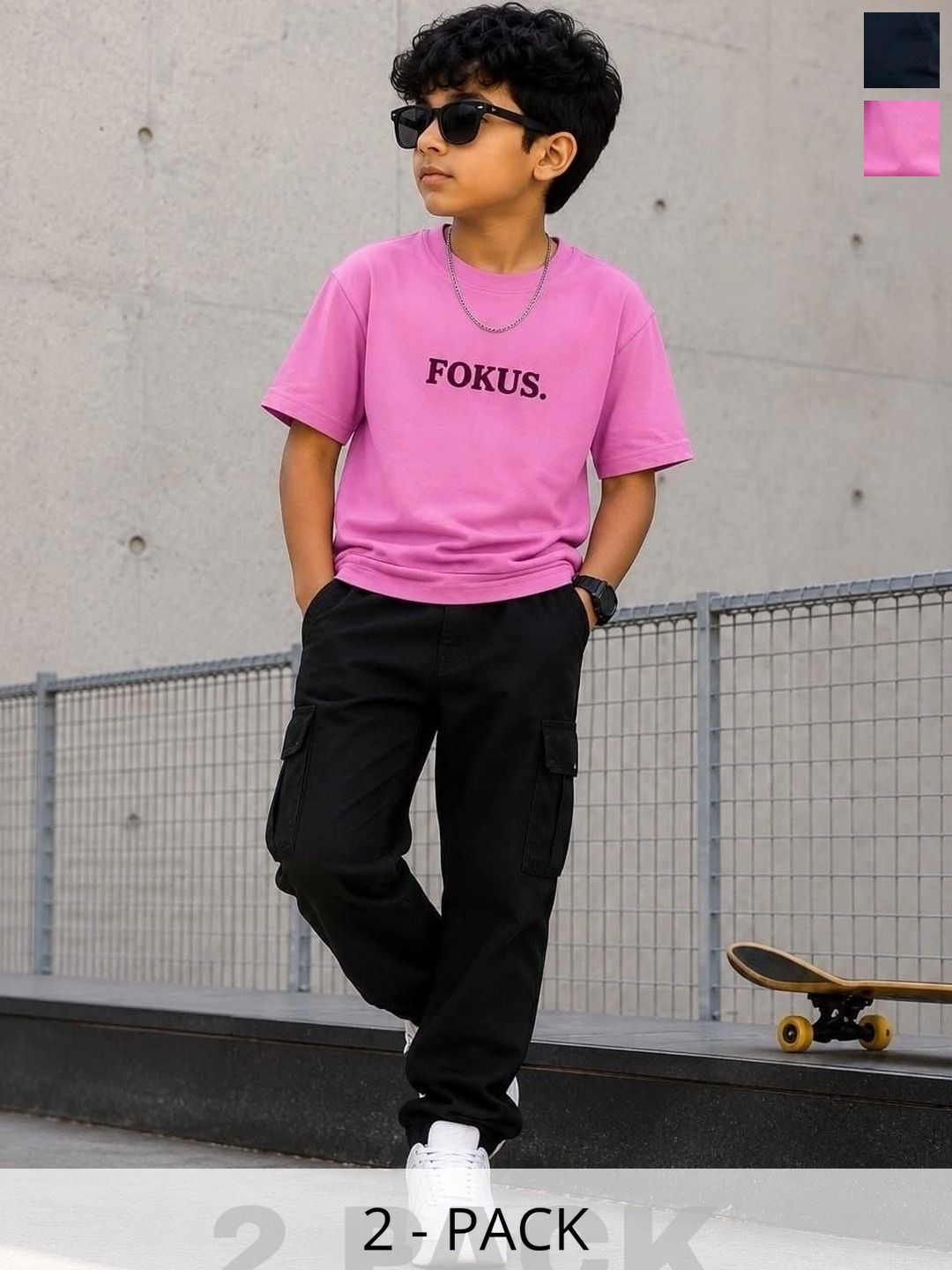 Pixel Punk Boys Typography 2 Printed T-shirt-picture-14