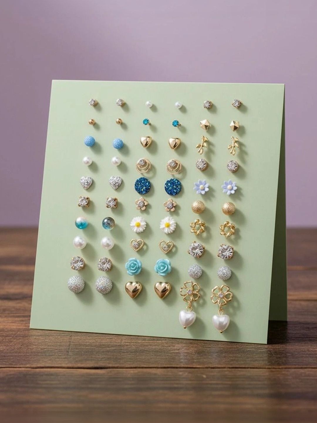 Vembley Geometric Studs Earrings-picture-47