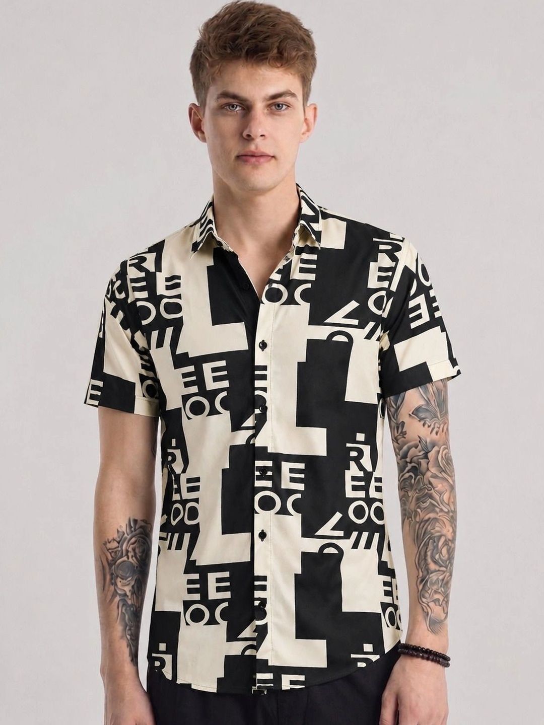 SZN Men Classic Printed Casual Shirt-picture-54