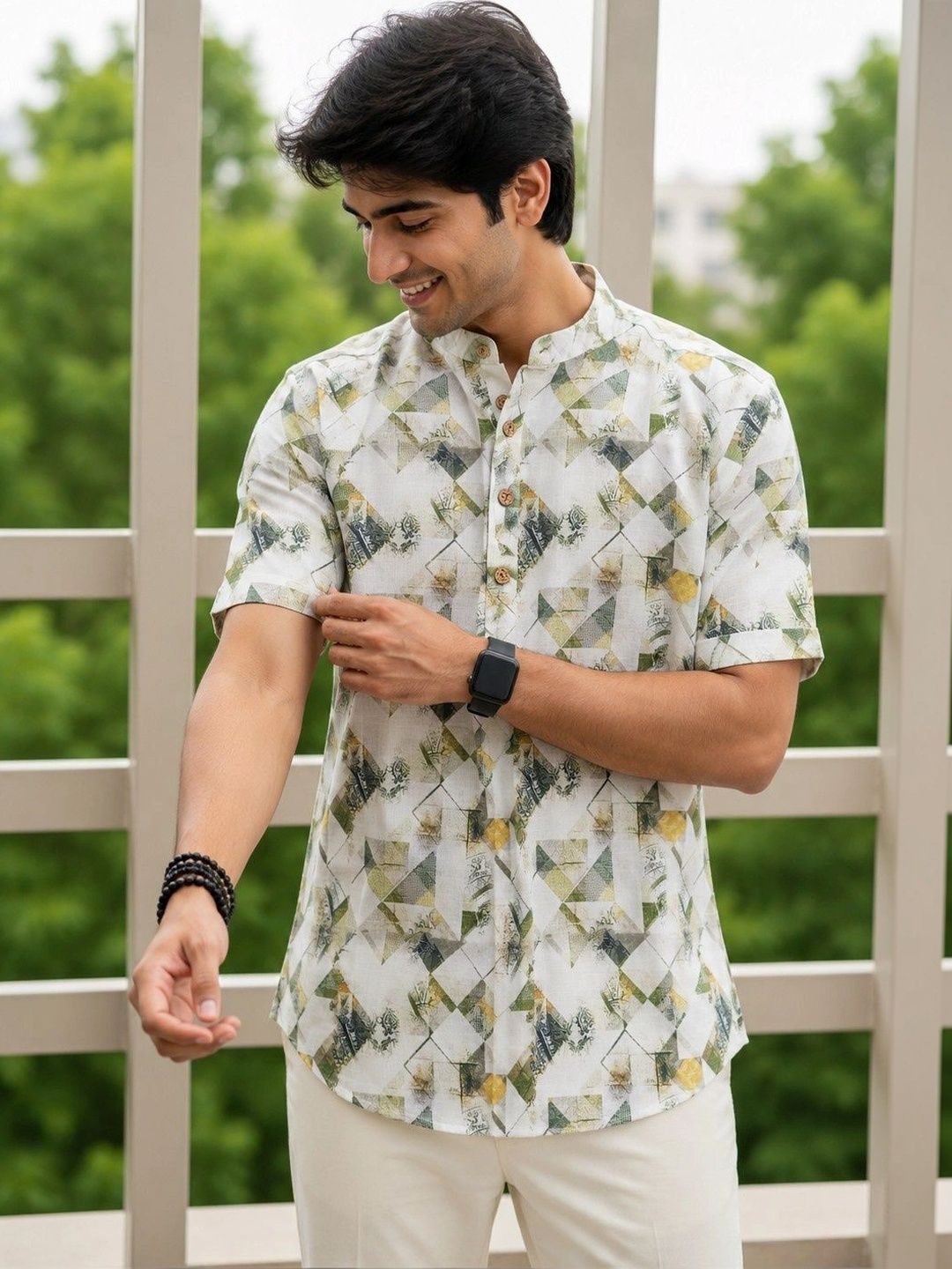 SKYWORRIX Men Printed Kurta-picture-58