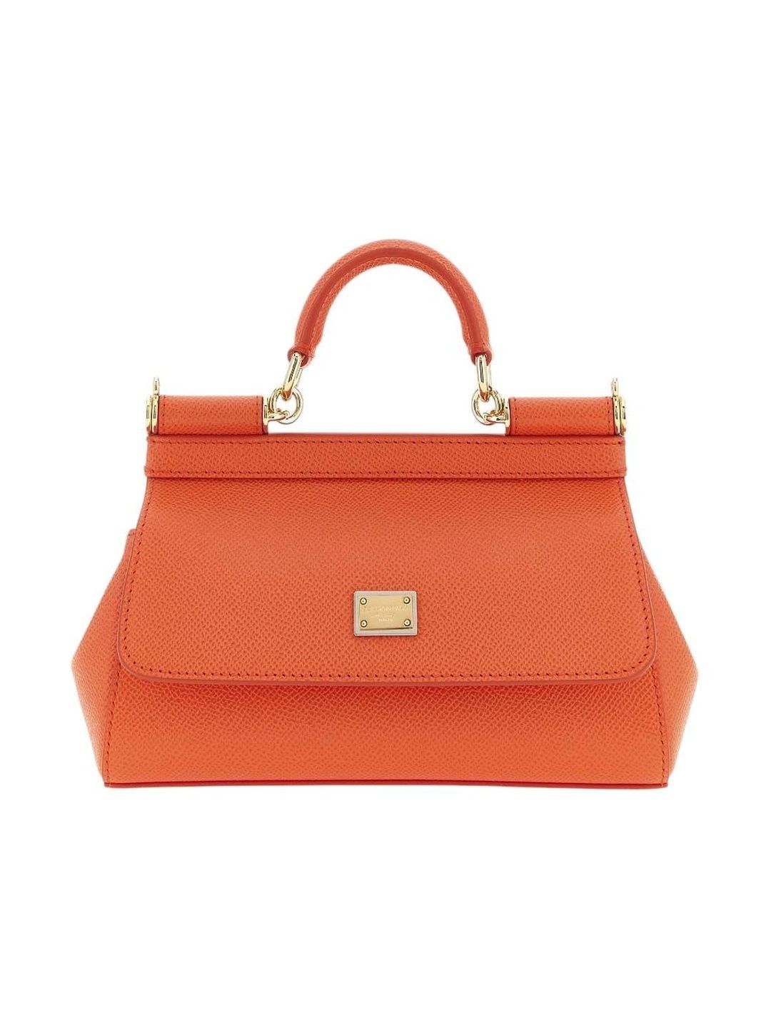 Dolce & Gabbana Textured Leather Structured Handheld Bag-picture-26