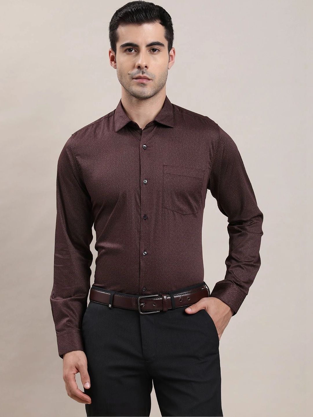 Turtle Men Standard Slim Fit Formal Shirt-picture-22