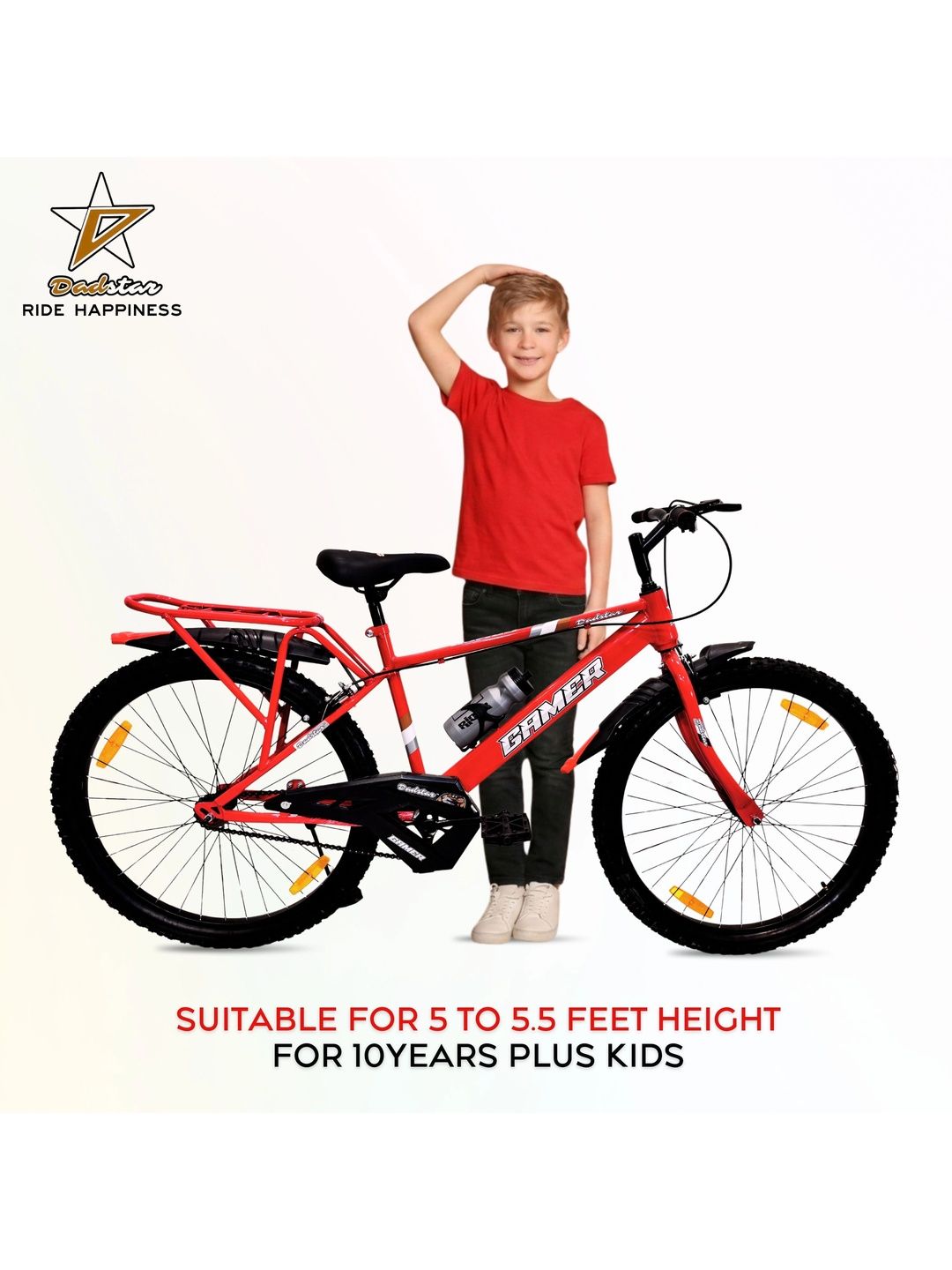 DADSTAR GAMER OREO Patterned Glossy Bicycle - 26 Inch-image-17