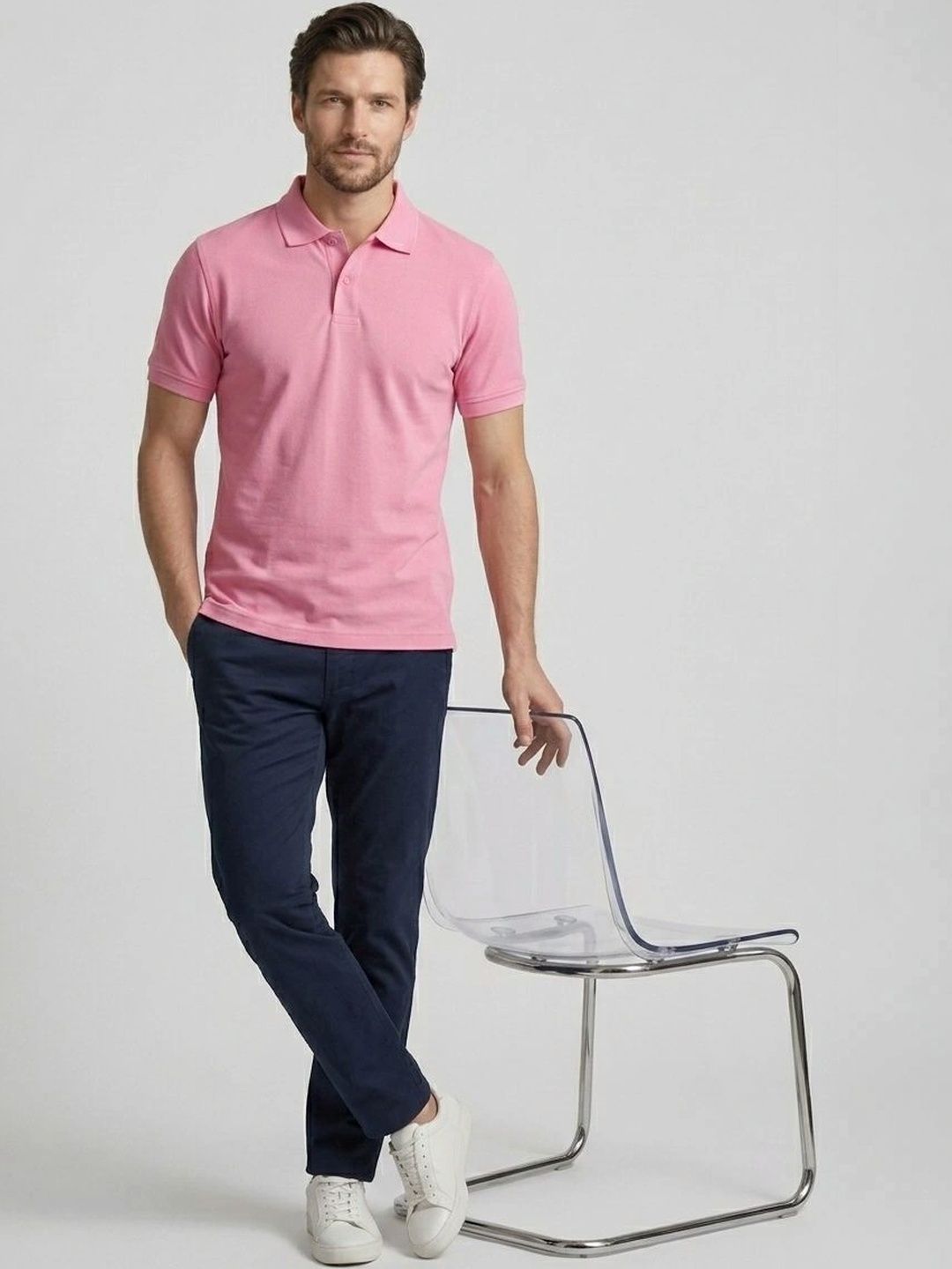 R.Code by The Roadster Life Co. Men Polo Collar T-shirt-picture-55