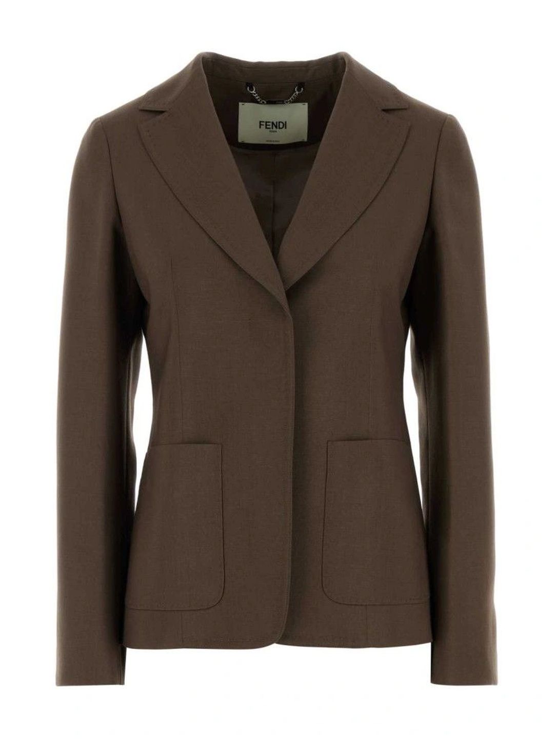 Fendi Brown Single-Breasted Blazer-picture-39