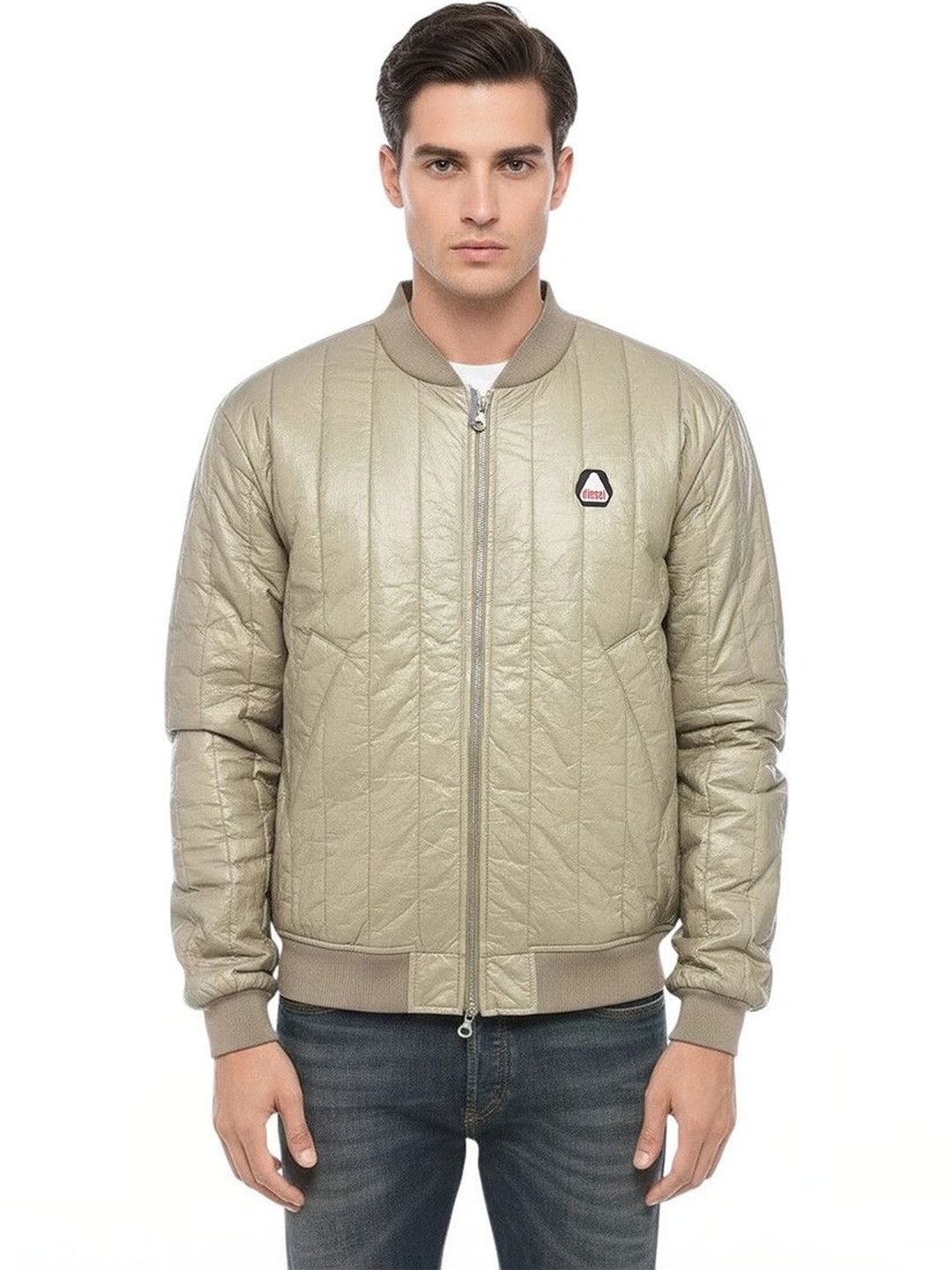 DIESEL Men Brand Logo Bomber Jacket-picture-57