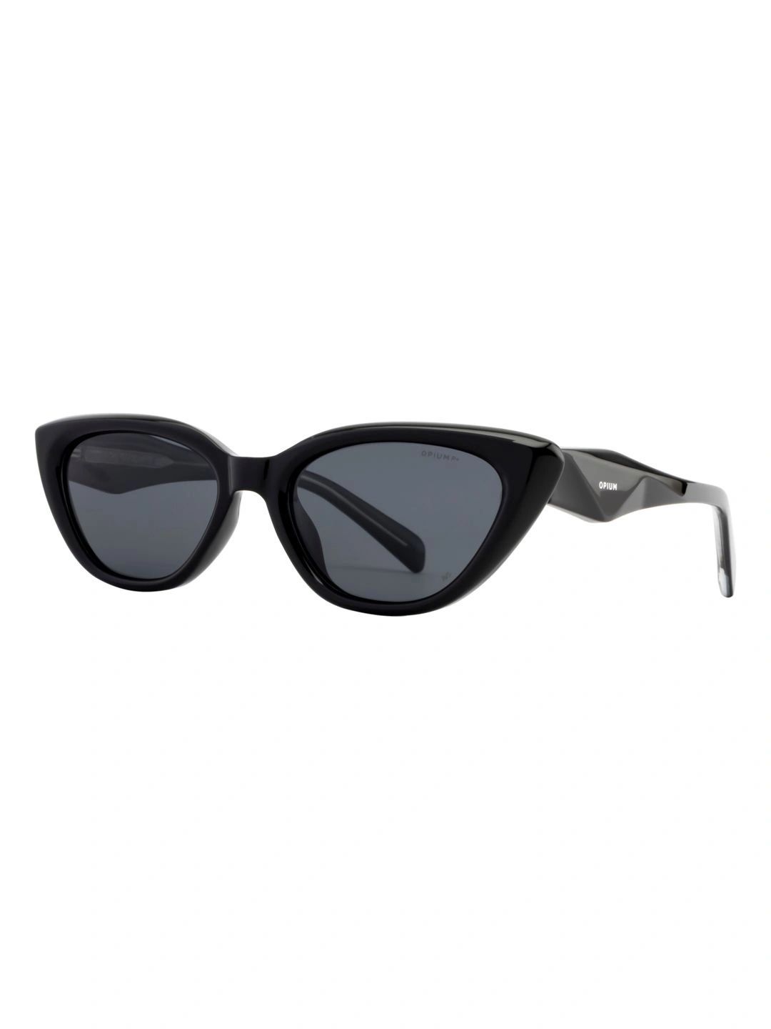 OPIUM Women Grey Lens & Black Cateye Sunglasses with-image-30