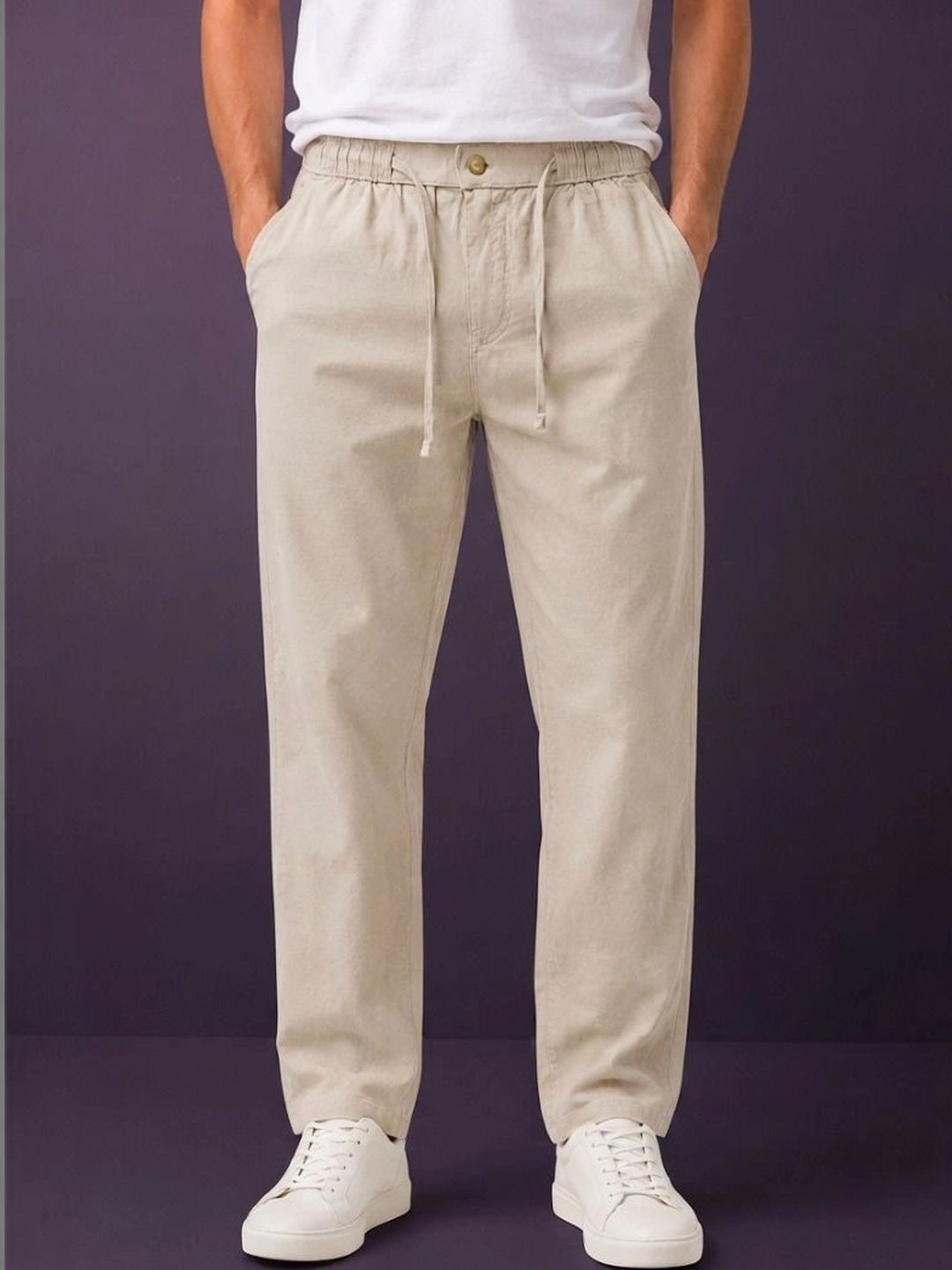 Nplusonefashion Men Straight Fit Trousers-picture-20