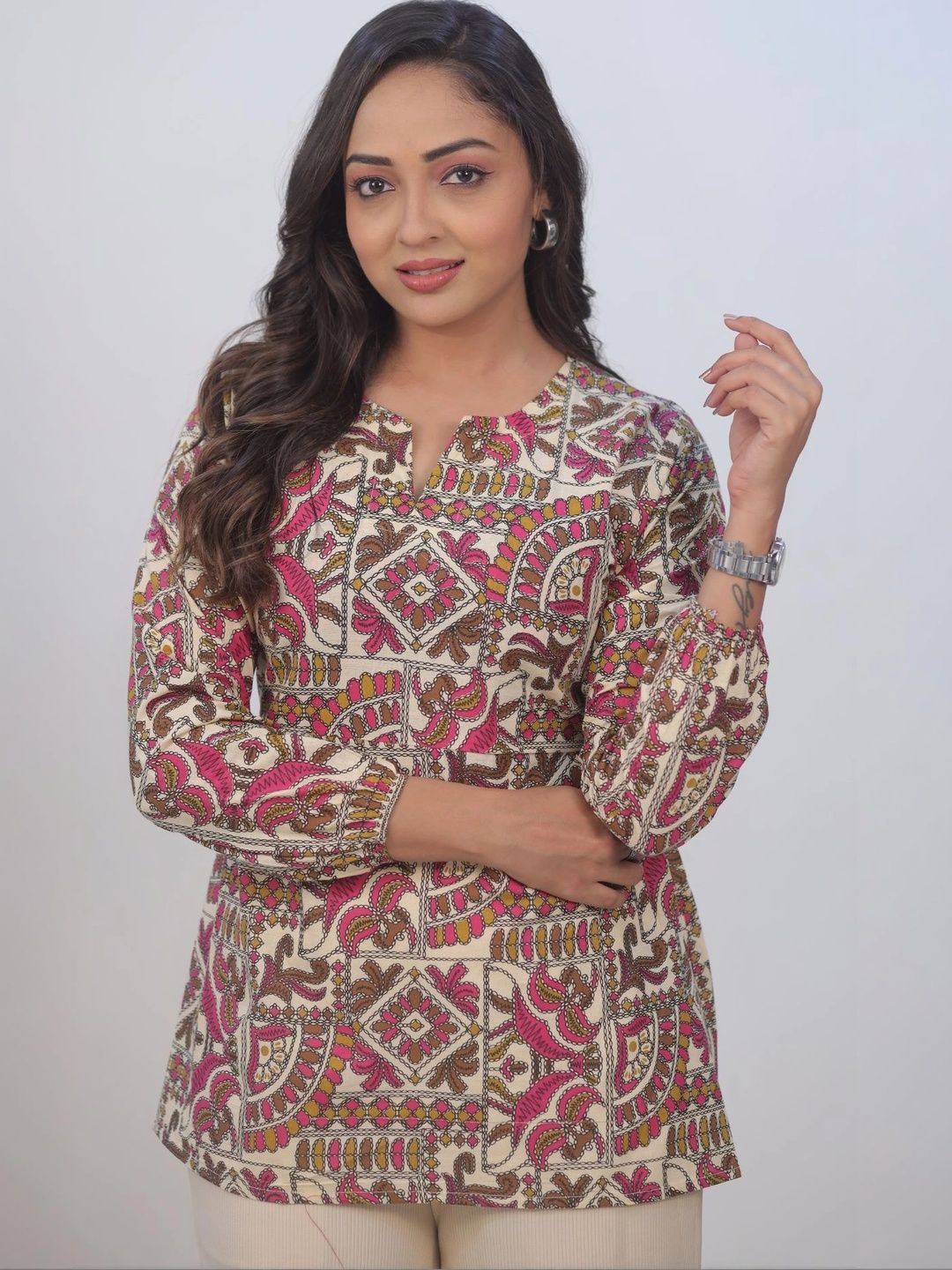 APASRANI LABEL Printed Ethnic Tunic-picture-14