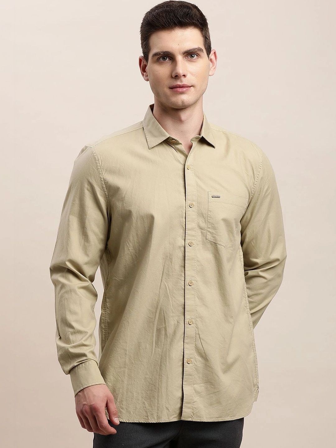 Turtle Men Relaxed Slim Fit Casual Shirt-picture-53